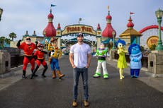 Chris Evans responds to awkward Disneyland photo