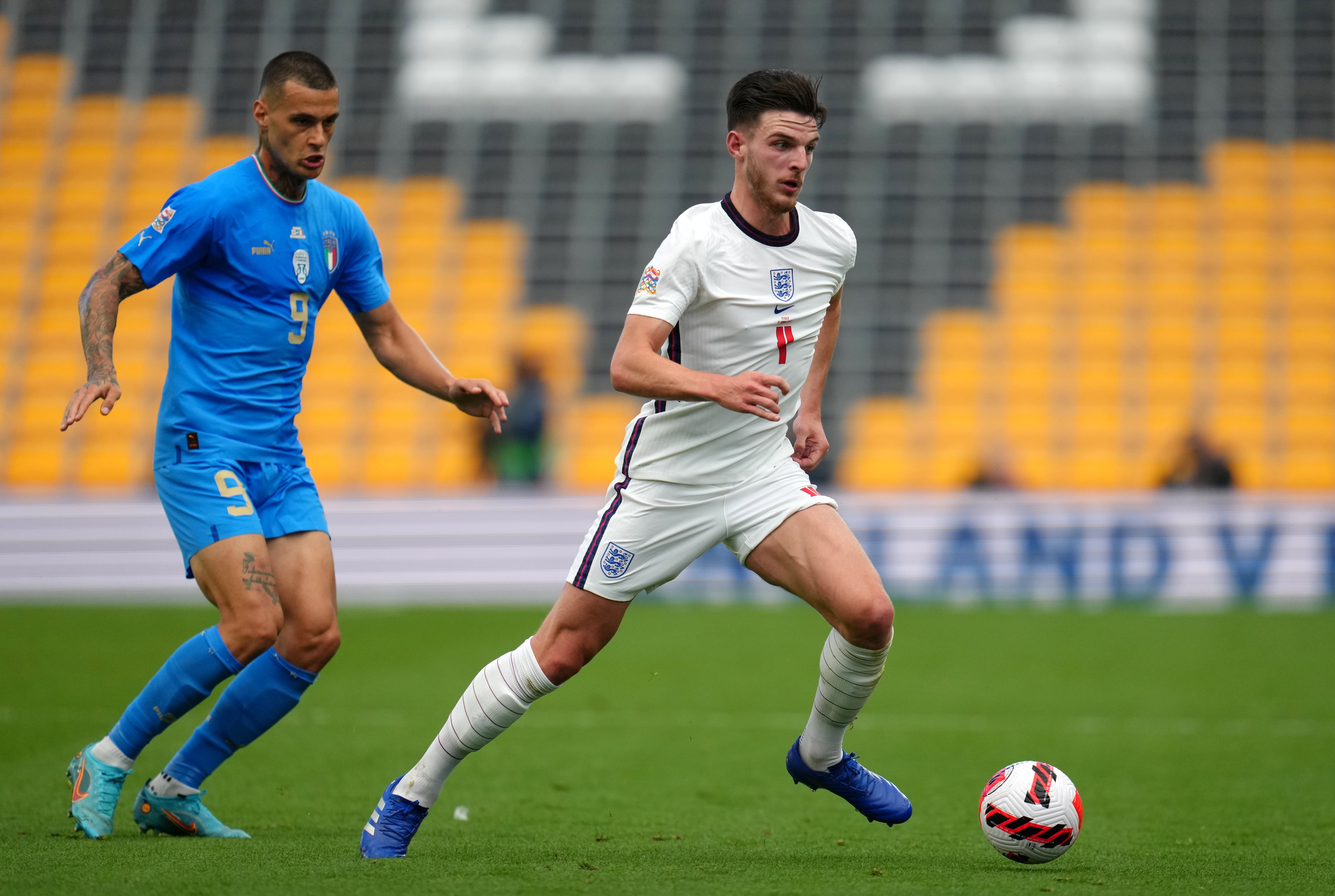 Declan Rice, right, has impressed (Nick Potts/PA)