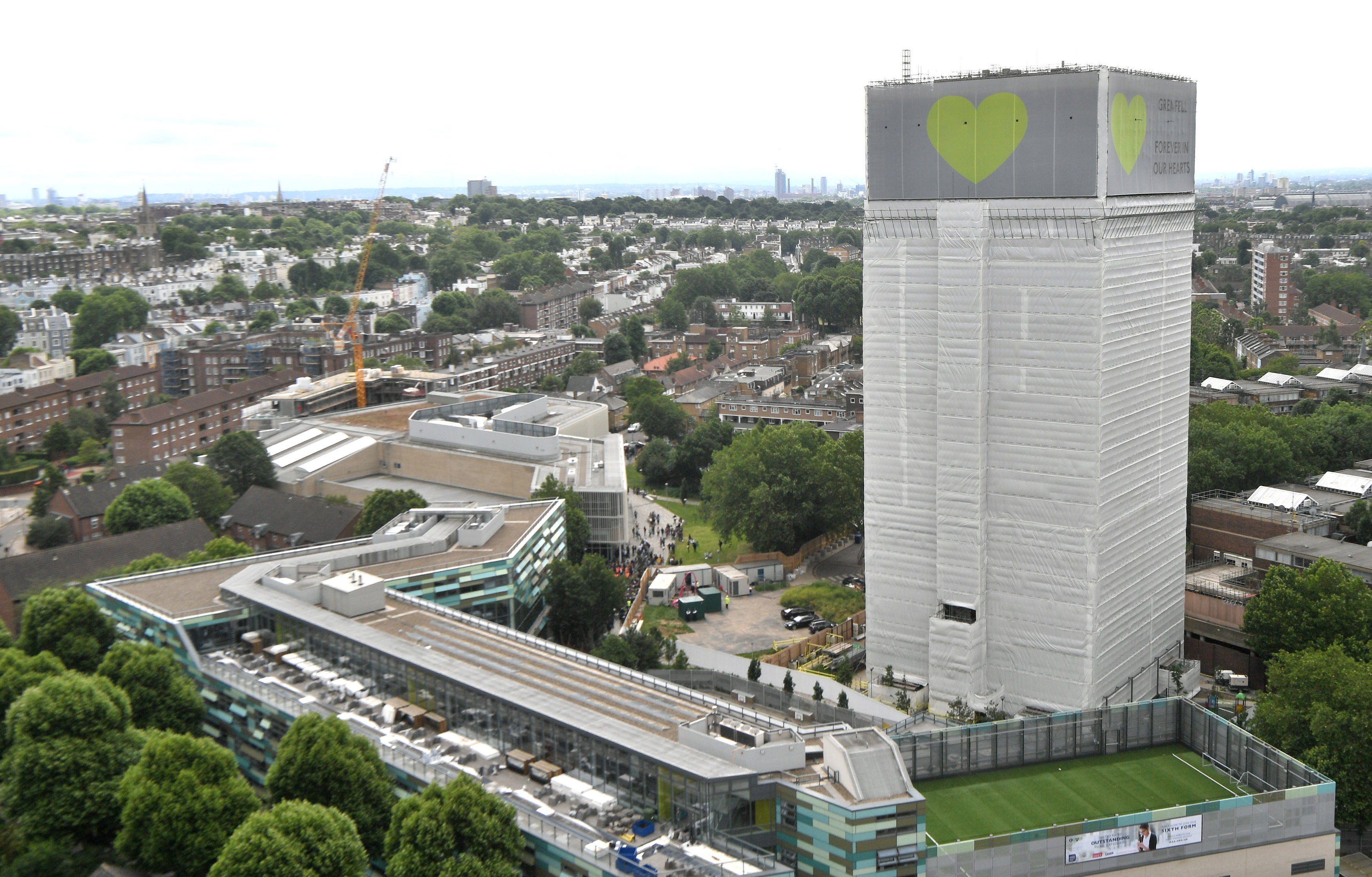 Tuesday marks five years since the Grenfell Tower blaze, in which 72 people died (Victoria Jones/PA)