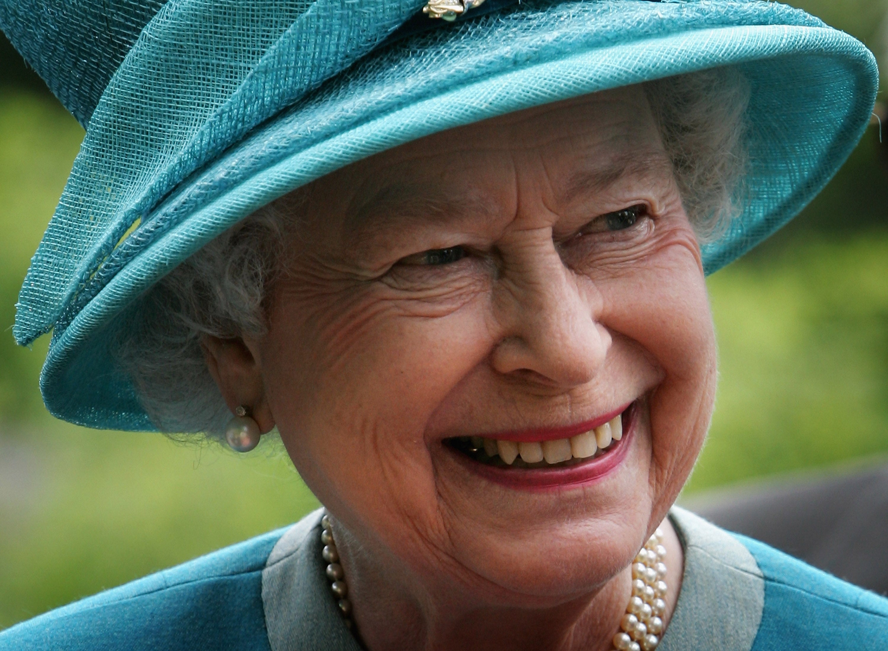 Queen Elizabeth tours Jamestown settlement on 4 May 2007 in Williamsburg, Virginia