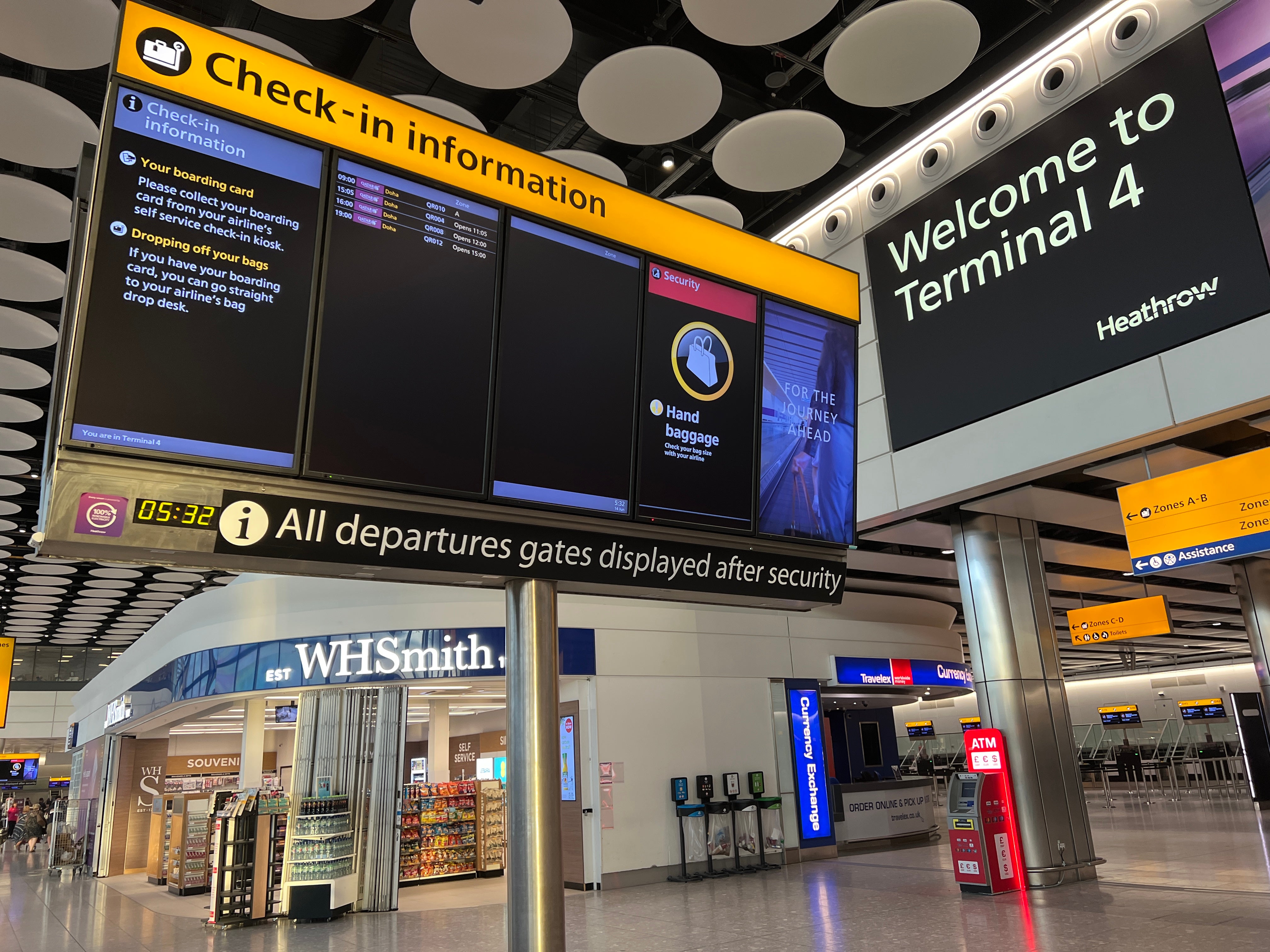 Opening performance: Inside Heathrow airport Terminal 4