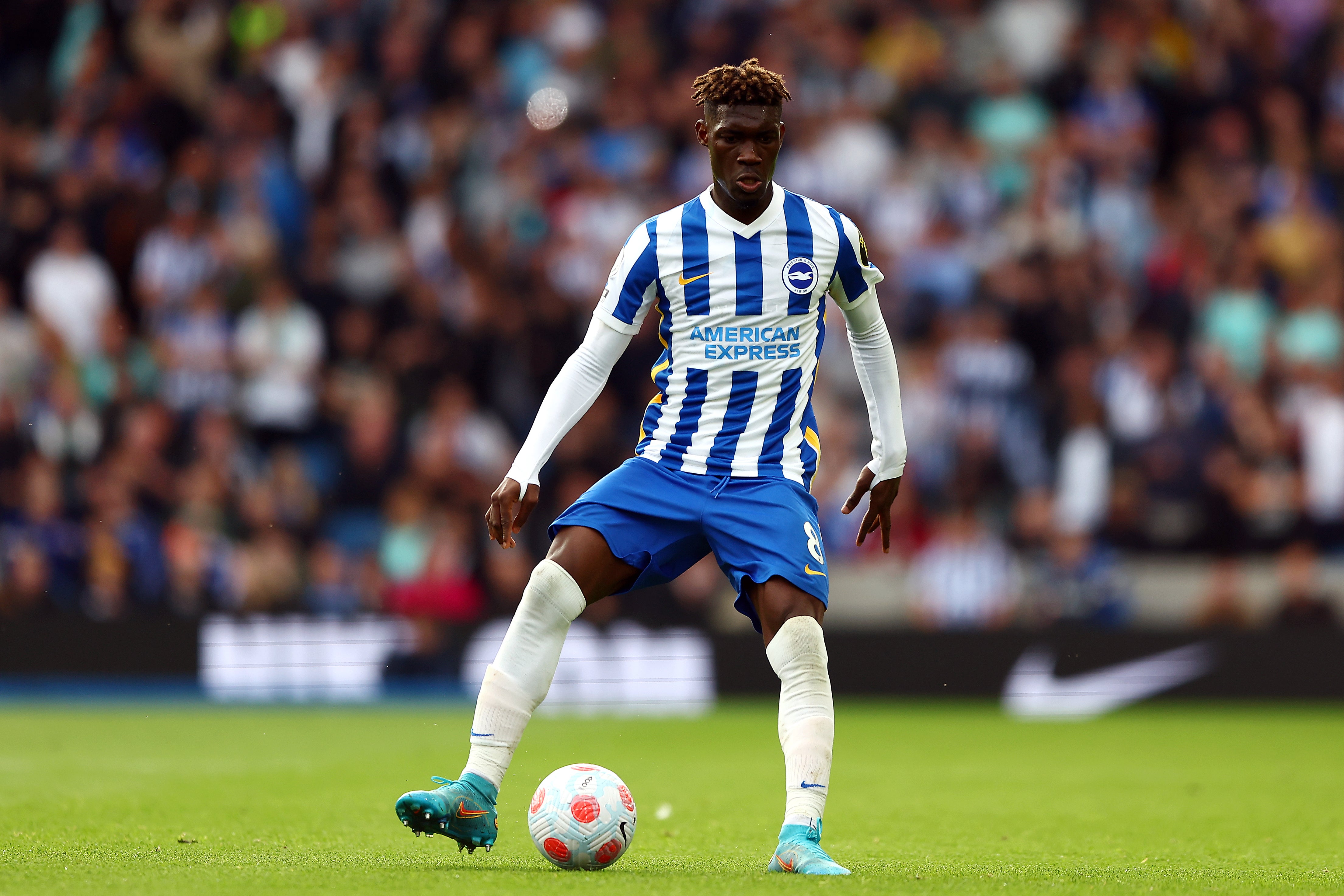 The 25-year-old is set to enter the final year of his contract at the Amex Stadium