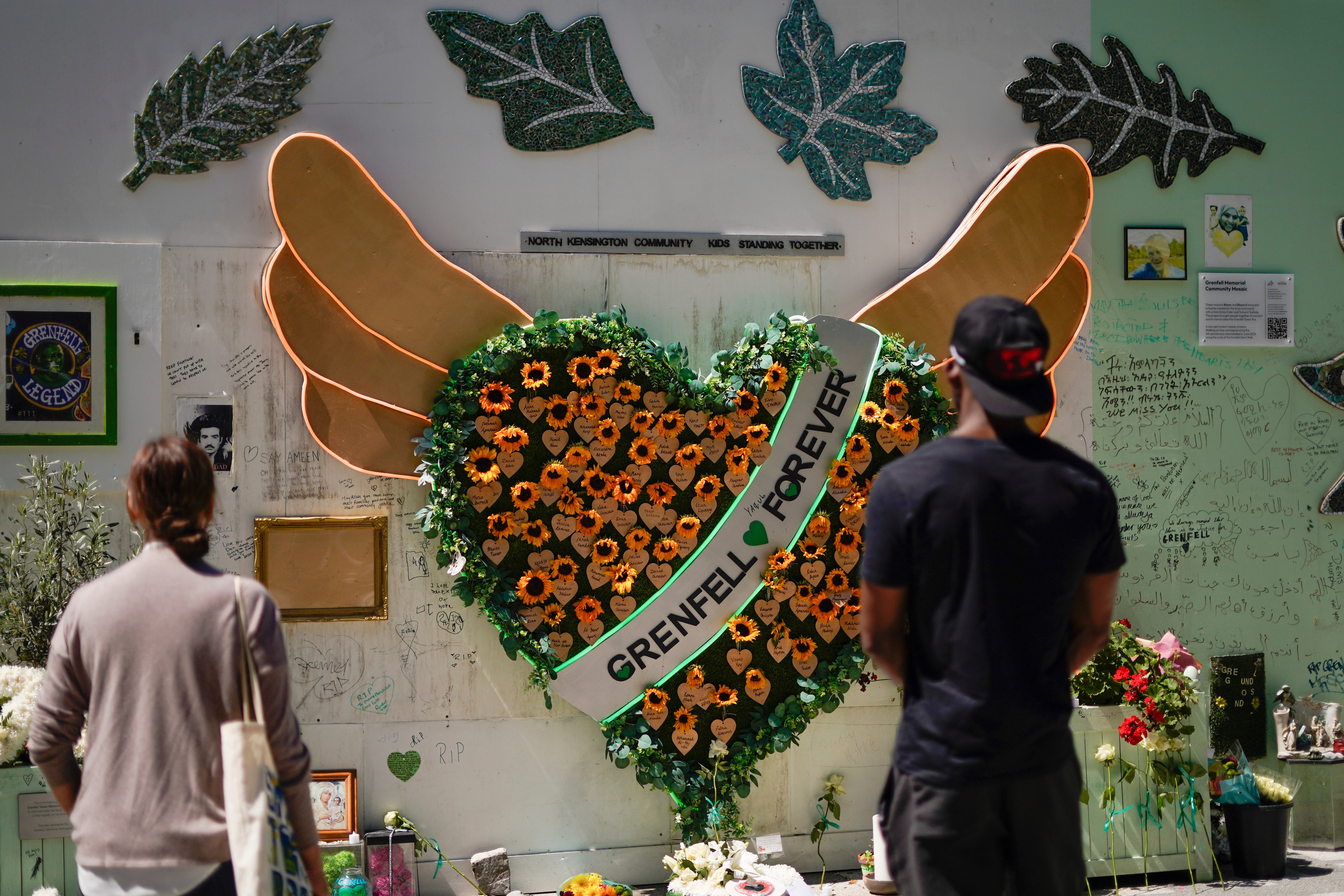 Britain London Fire Anniversary