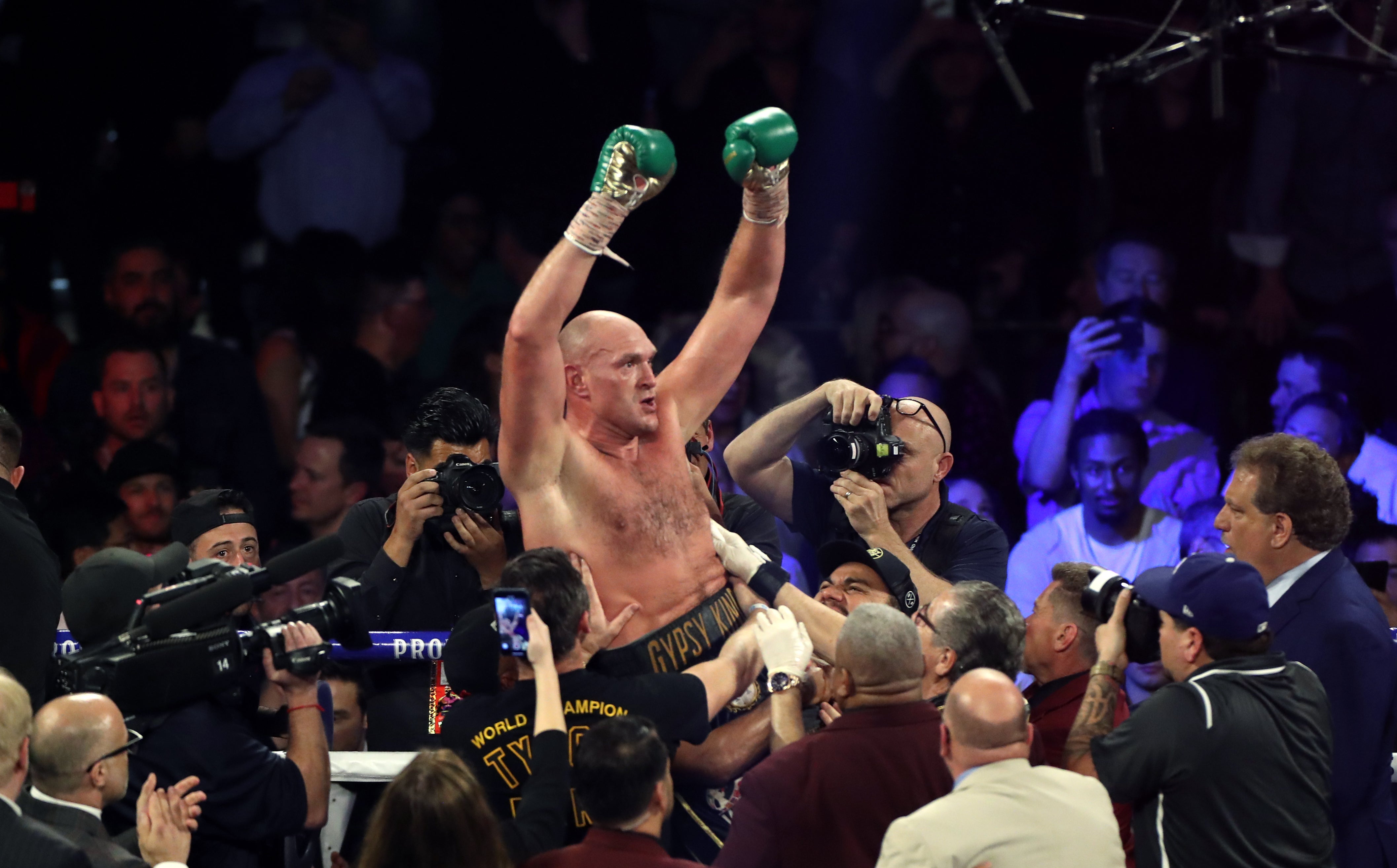 Fury says he is proud to join Rocky Marciano as an undefeated world champion (Bradley Collyer/PA)