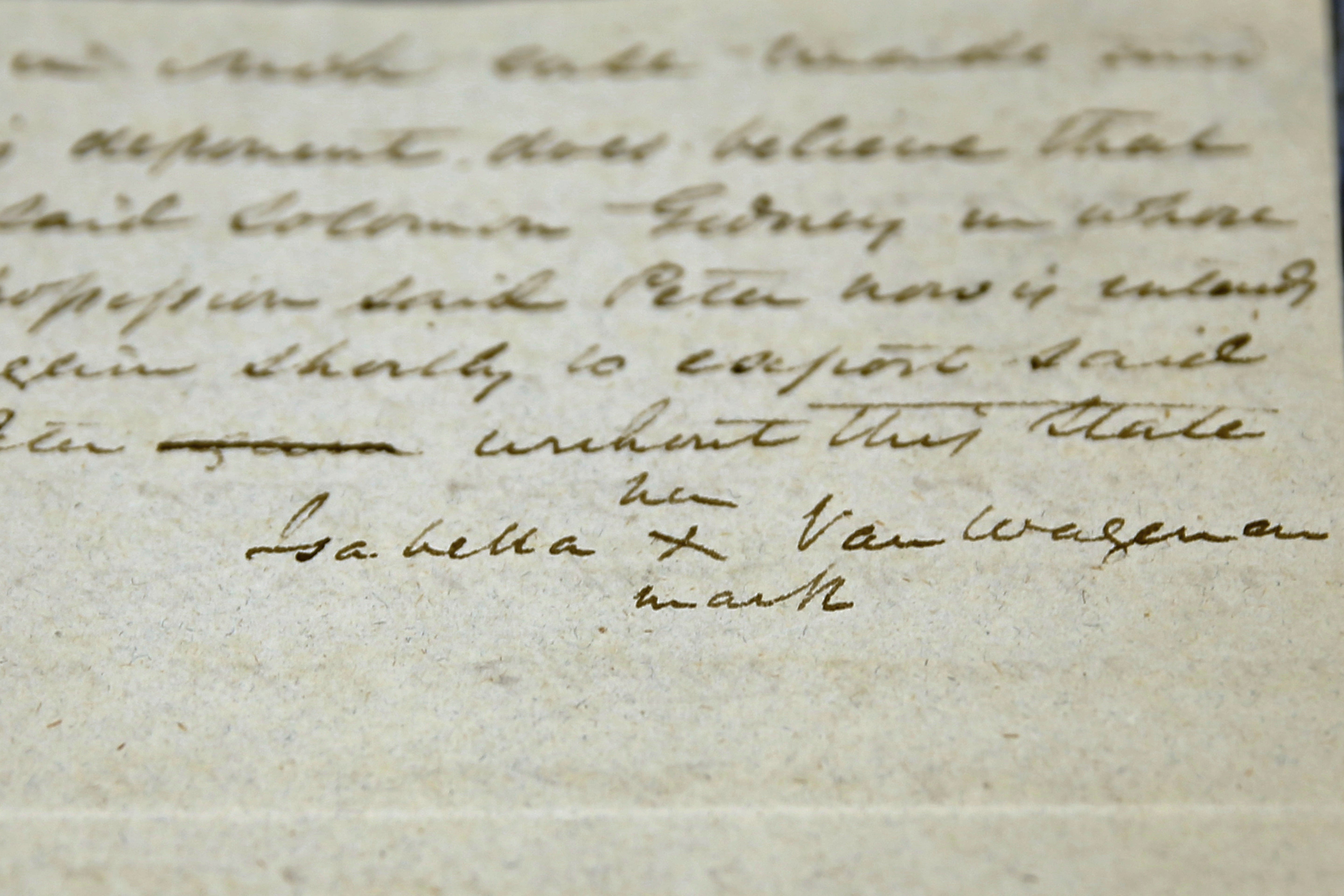 Sojourner Truth Found Documents