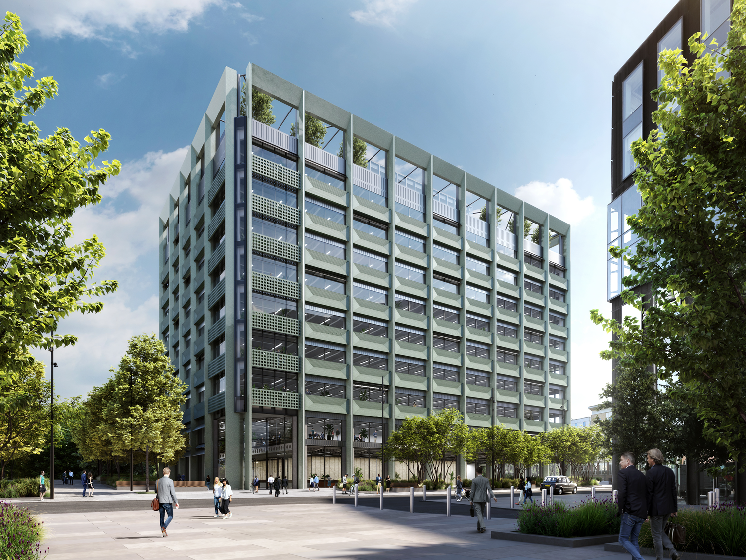 A CGI image of the new, civil service building on First Street in Manchester (PA)