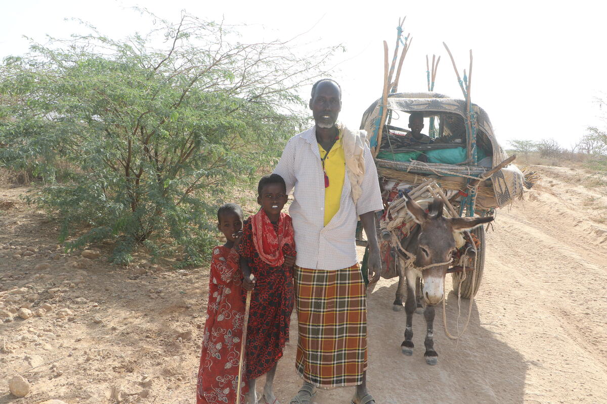 Ahmed was forced to flee from their village in the Shebelle zone, the Somalia region of Ethiopia, with his family