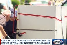 Harmony Montgomery: FBI remove fridge wrapped in biohazard tape from apartment of missing girl’s father