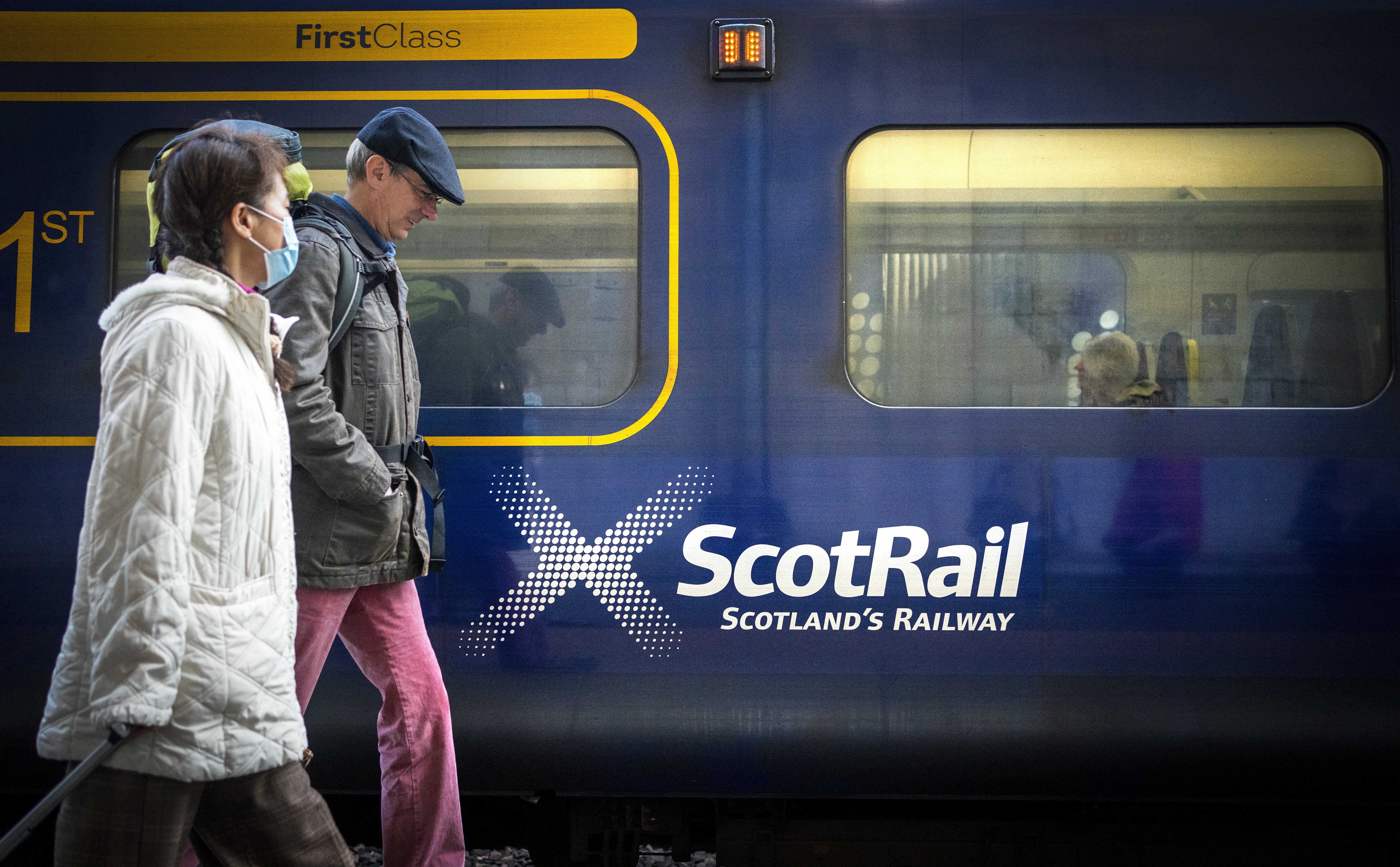 No trains will be running further north than Glasgow or Edinburgh