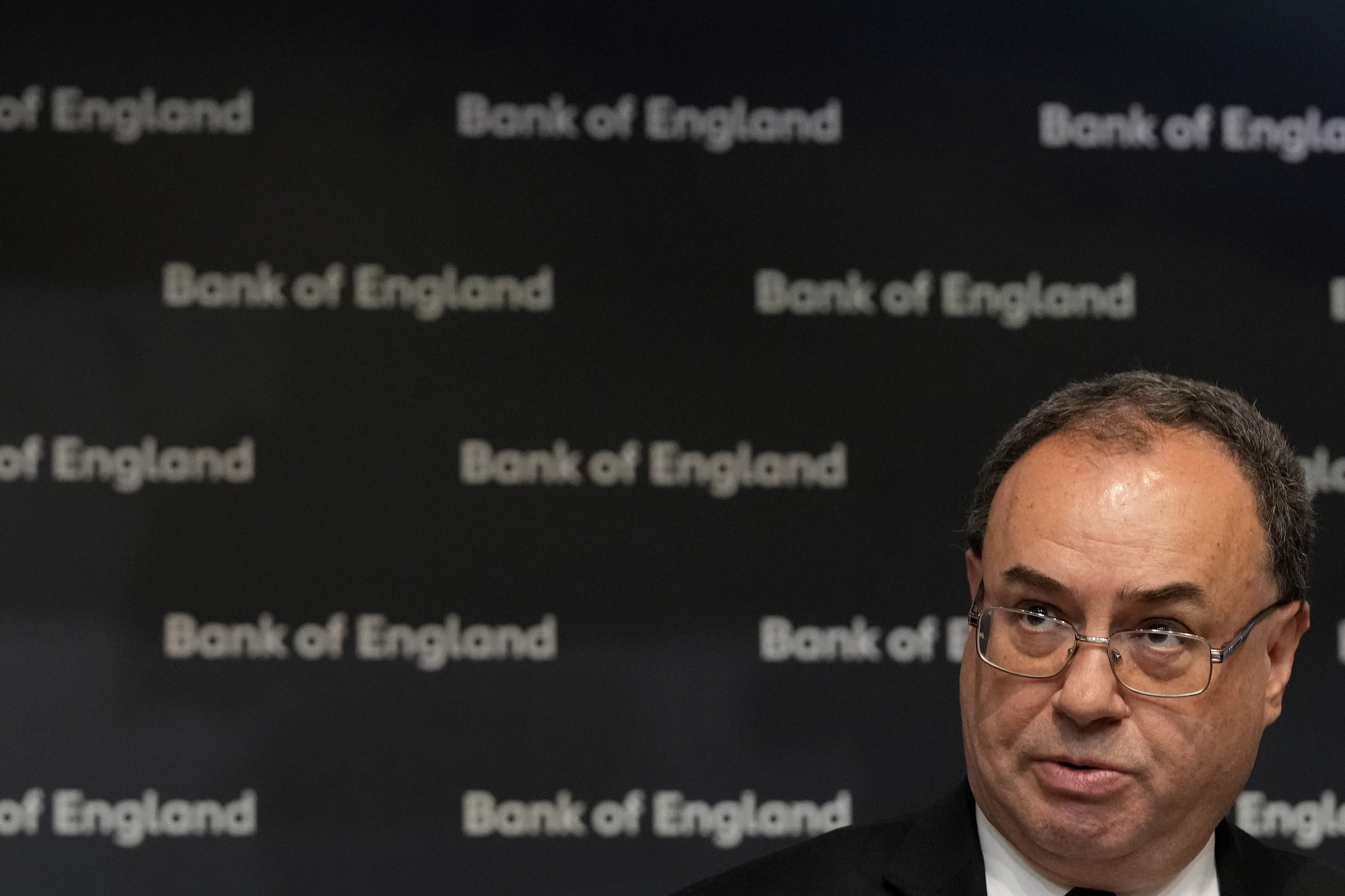 Andrew Bailey says the UK’s economy is weakening earlier than other countries