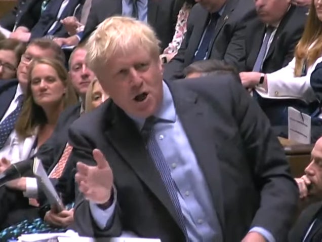 Boris Johnson said opponents needed to say what their alternative would be