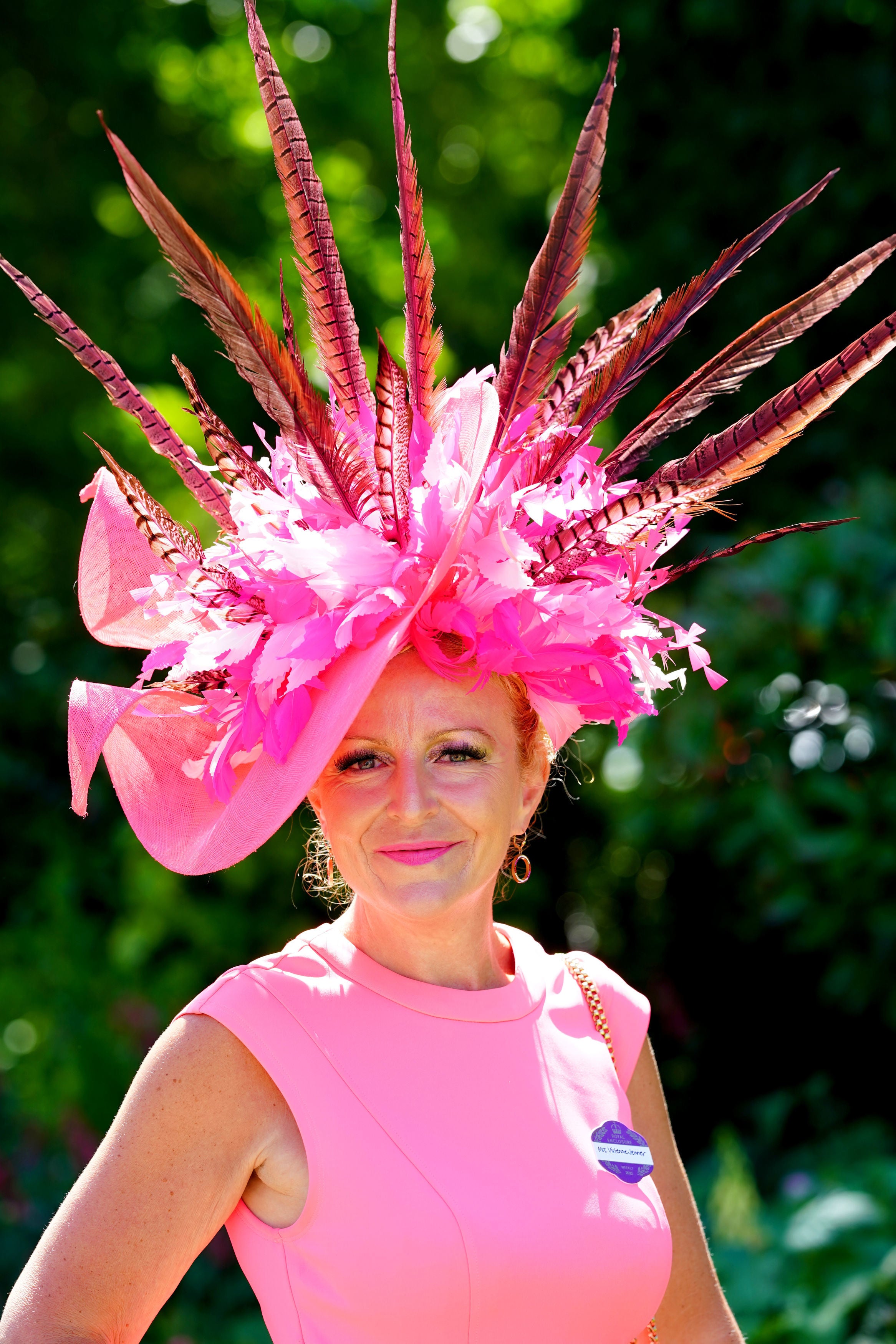 Vivienne Jenner arrives ahead of day two of Royal Ascot at Ascot Racecourse