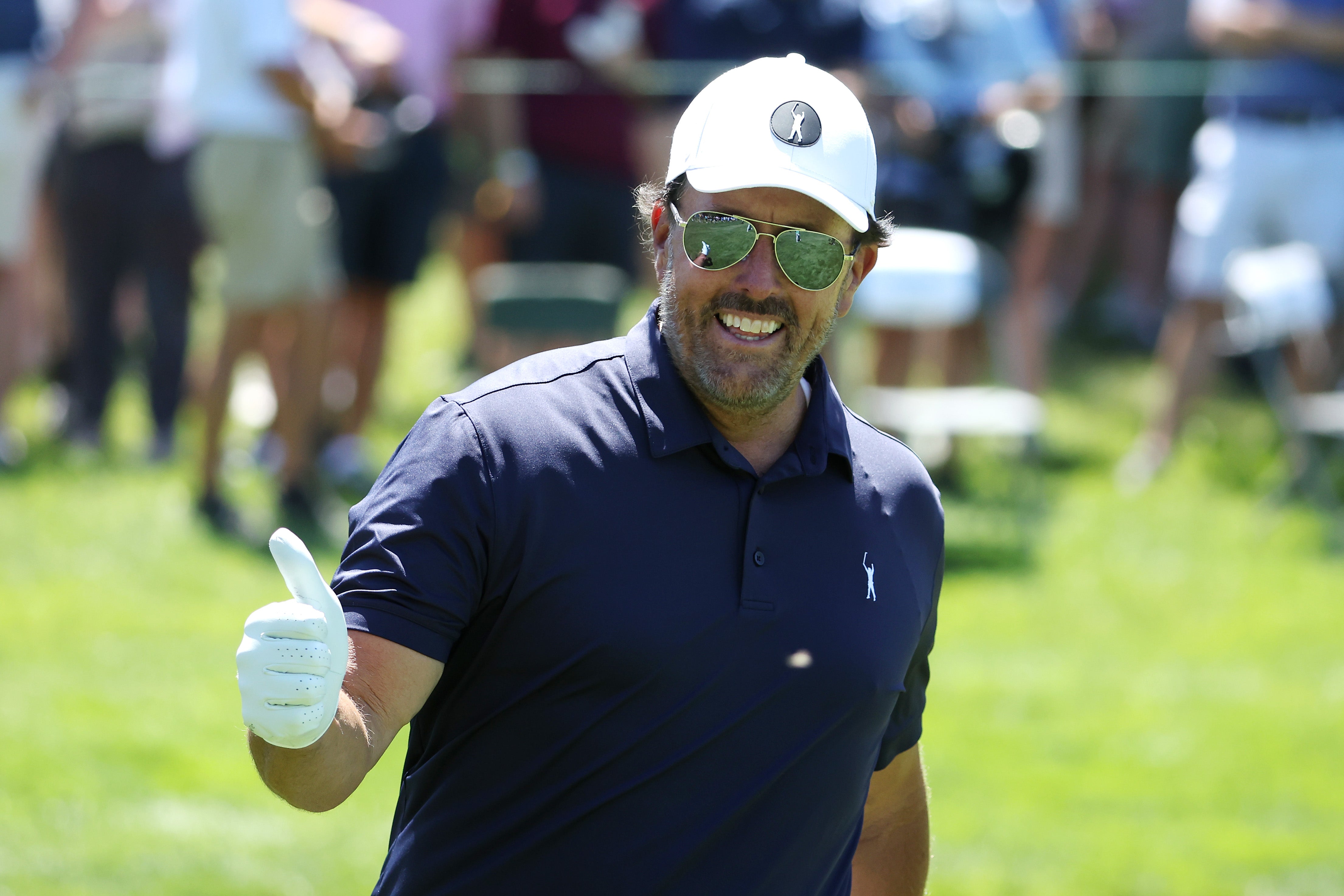 Mickelson is bidding to complete the career grand slam