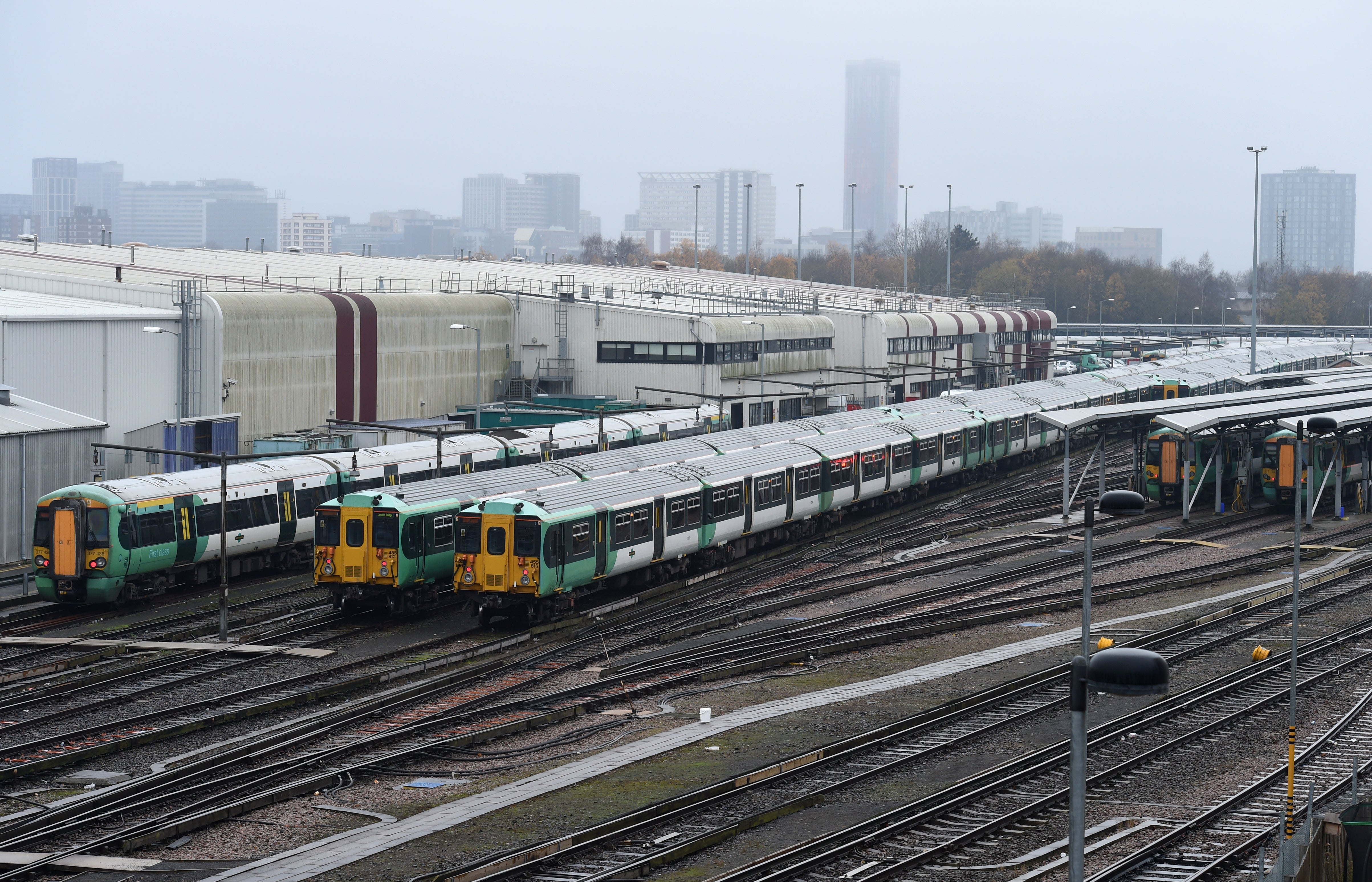 Britain’s train operators have started releasing information about what services they intend to run during next week’s rail strikes (Kirsty O’Connor/PA)