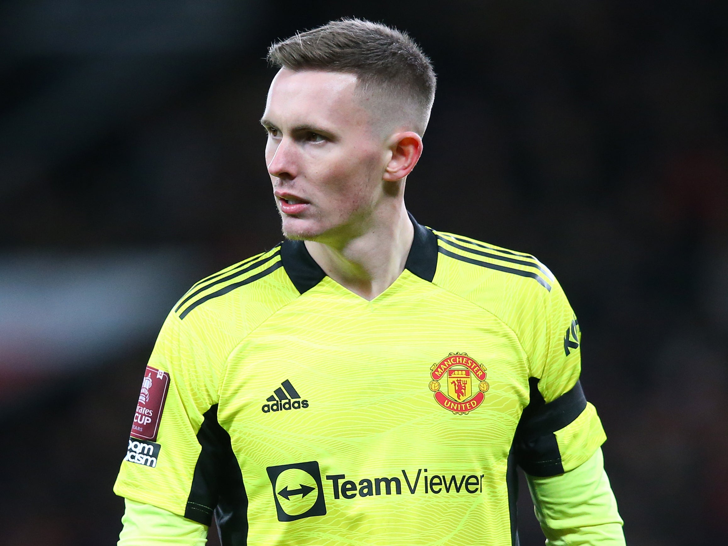 Manchester United goalkeeper Dean Henderson