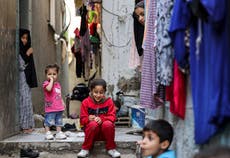 ‘80% of children in Gaza suffer from depression’ after 15 years of blockade, claim NGOs