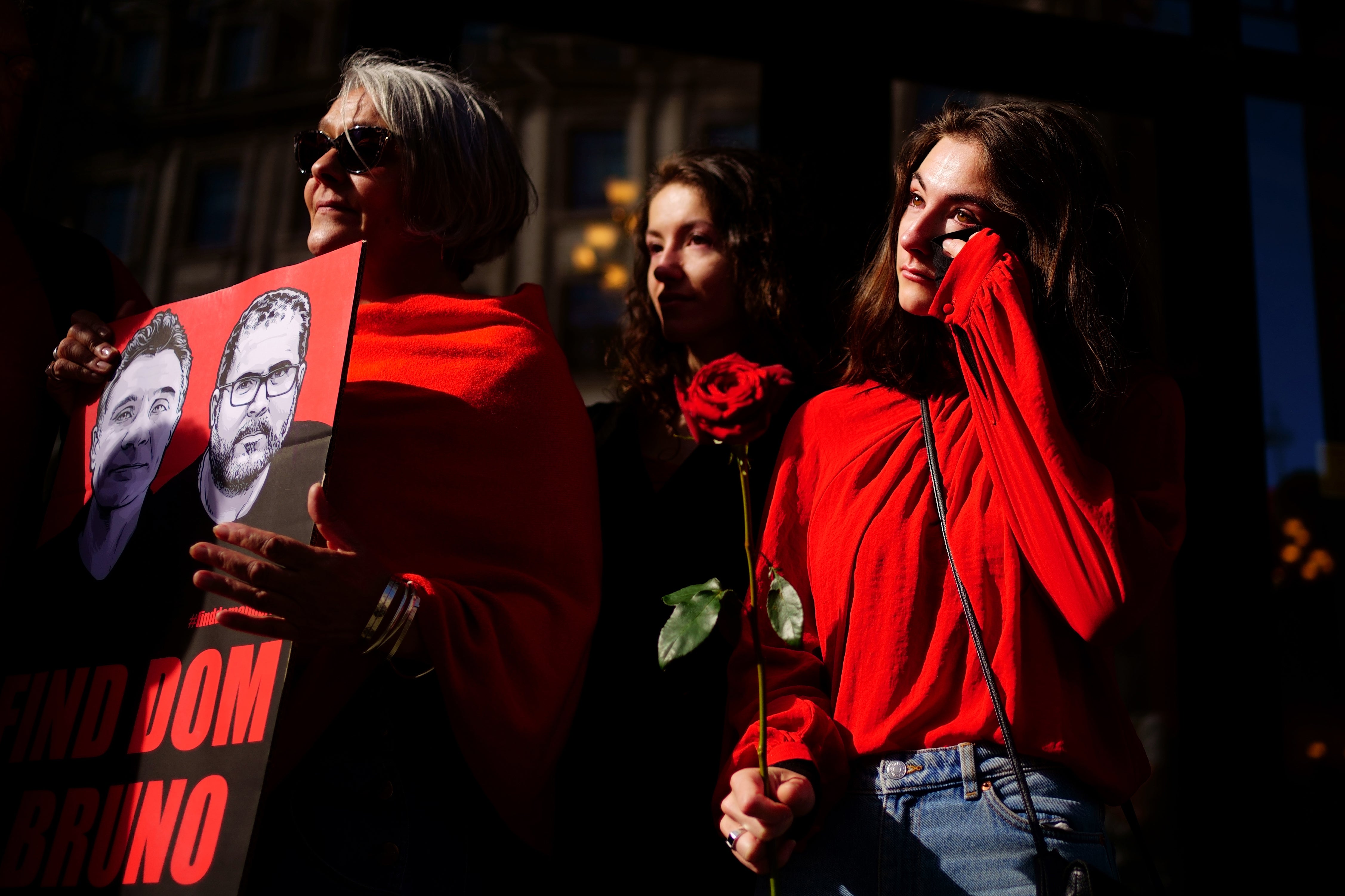 Dom Phillips’ wife has said ‘now we can bring them home and say goodbye with love’ after the bodies of the British journalist and indigenous expert Bruno Pereira were found in the Amazon (Victoria Jones/PA)