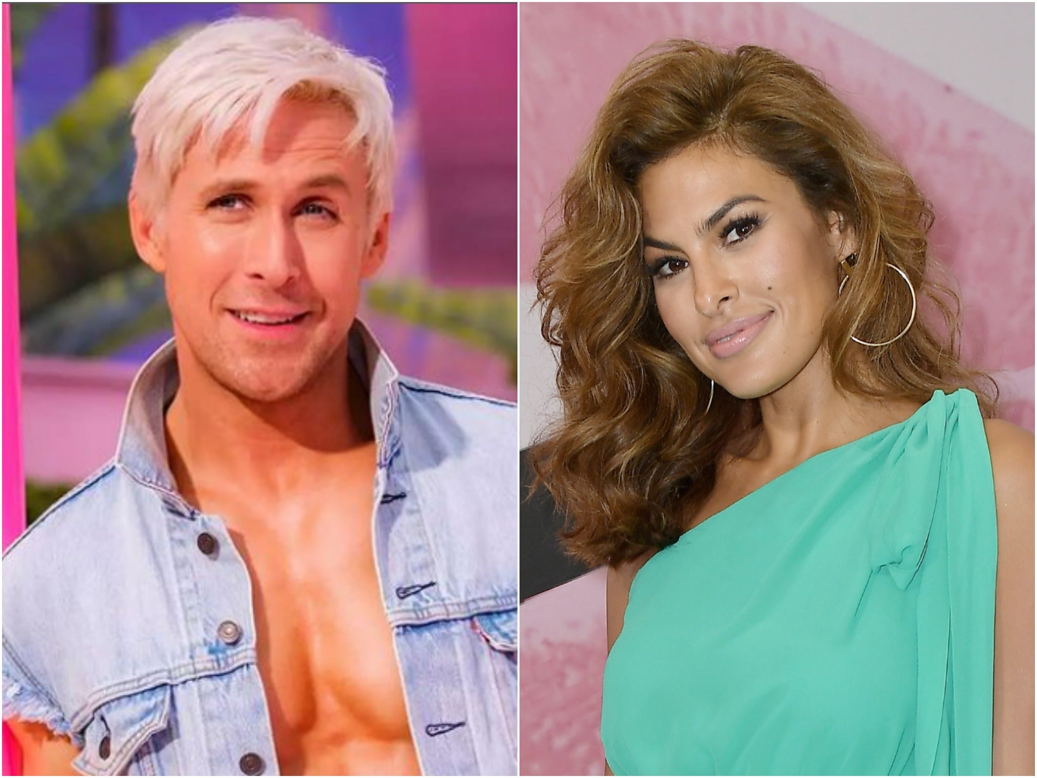 Barbie: Ryan Gosling supported by Eva Mendes after first look as Ken