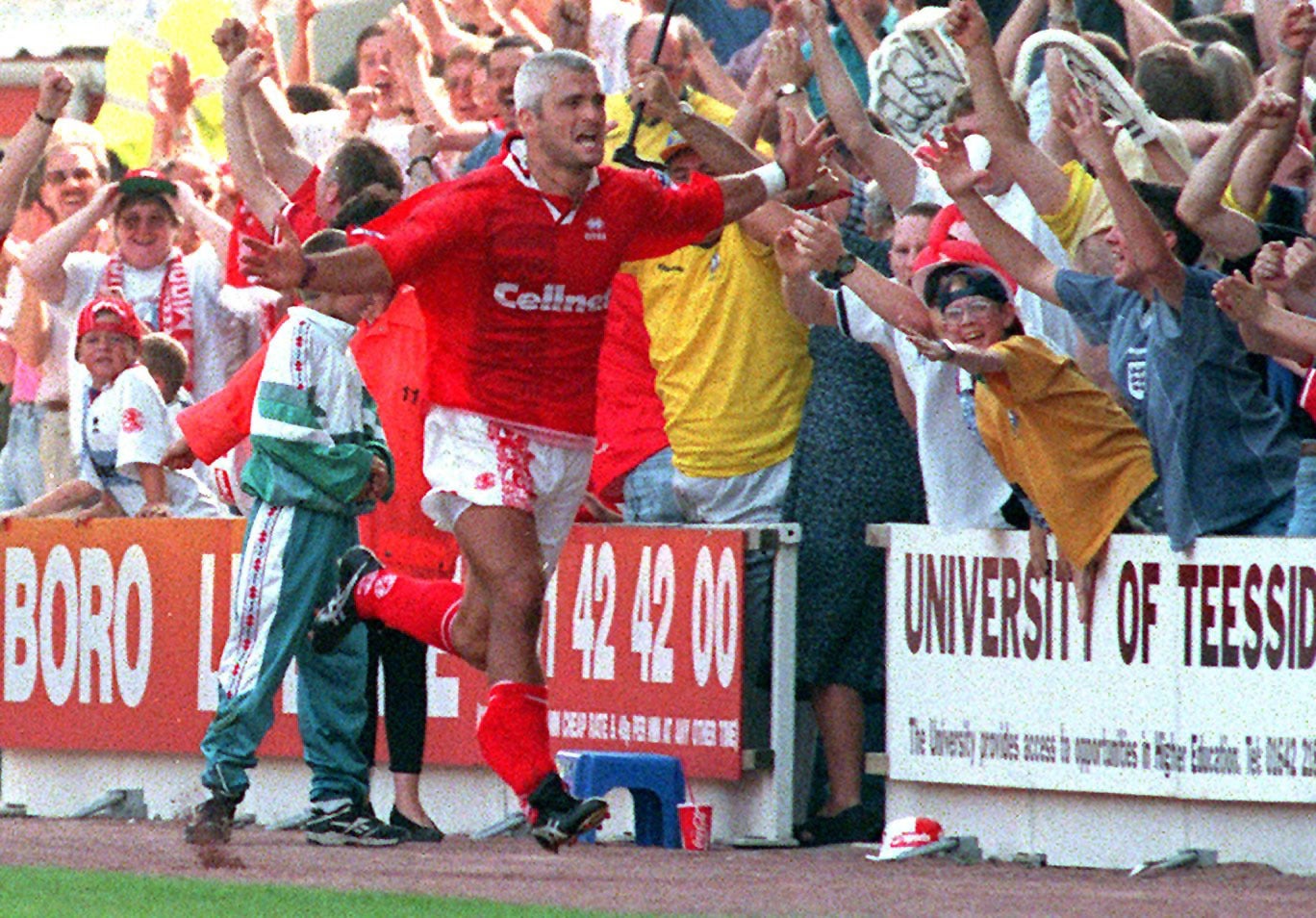 Fabrizio Ravanelli made an instant impact for Middlesbrough (Dave Kendall/PA)