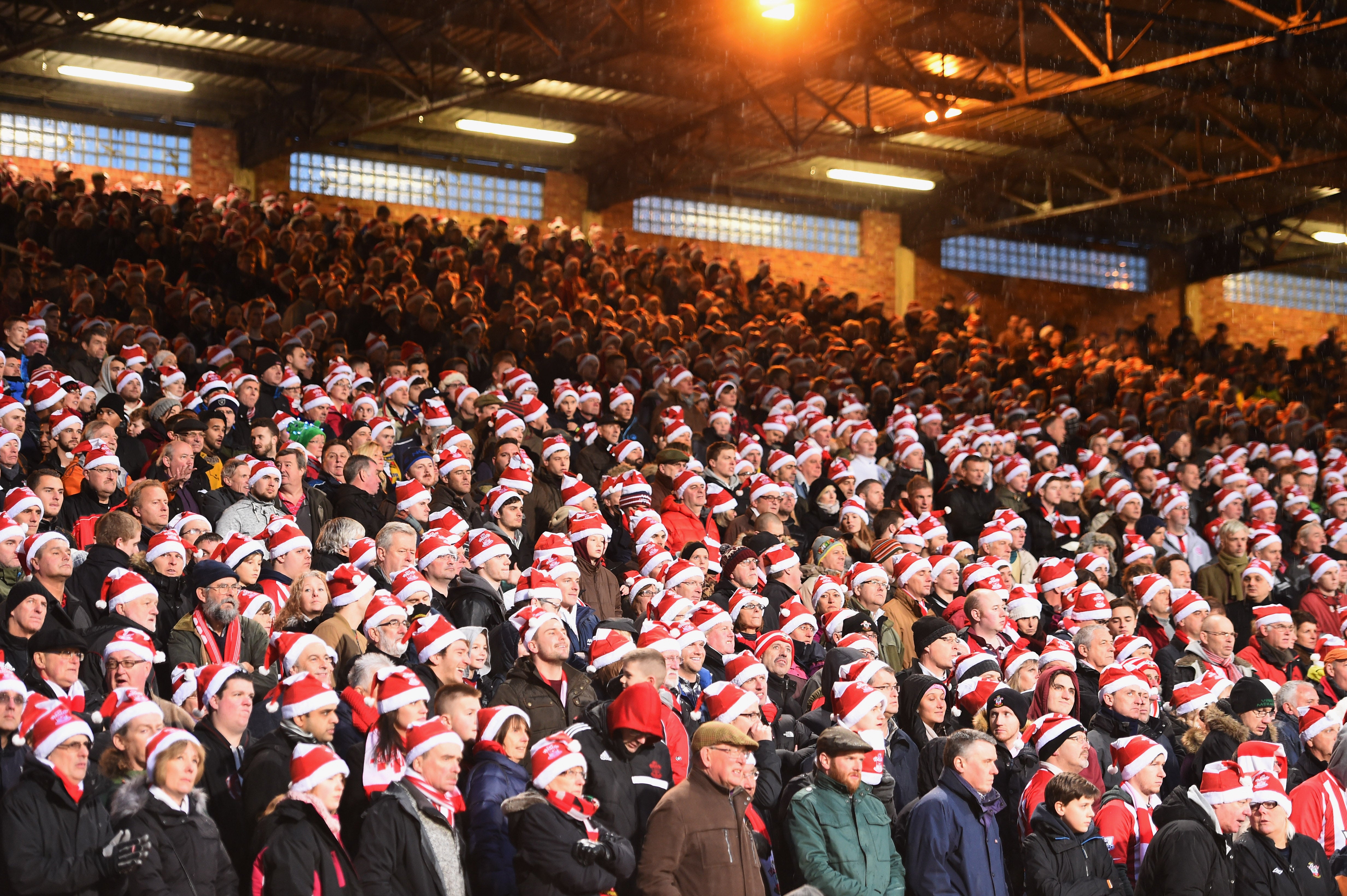 Fans of Crystal Palace watch on at Selhurst Park