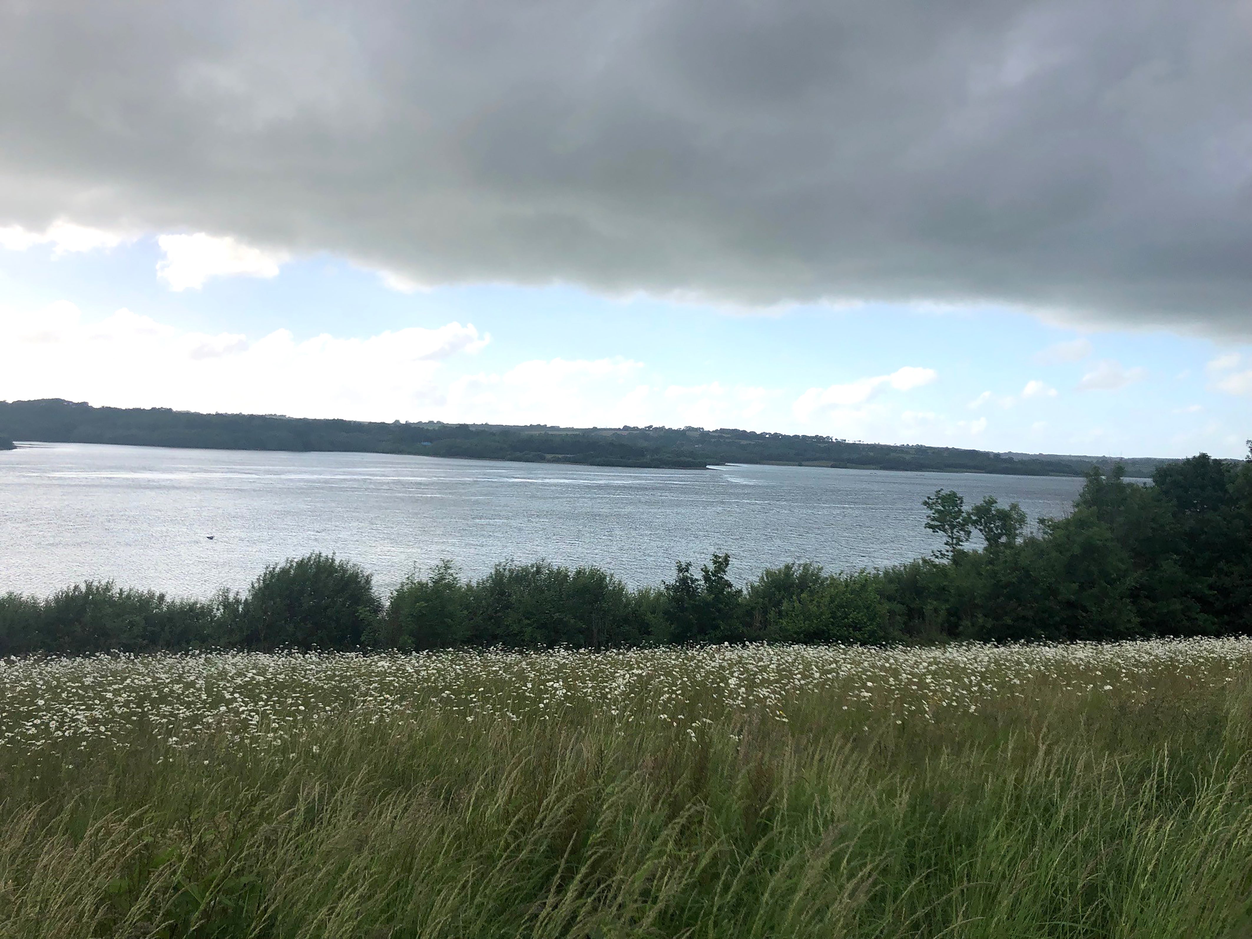 Roadford Lake in Okehampton, Devon, where two care home residents drowned when the boat they were travelling in capsized (PA)