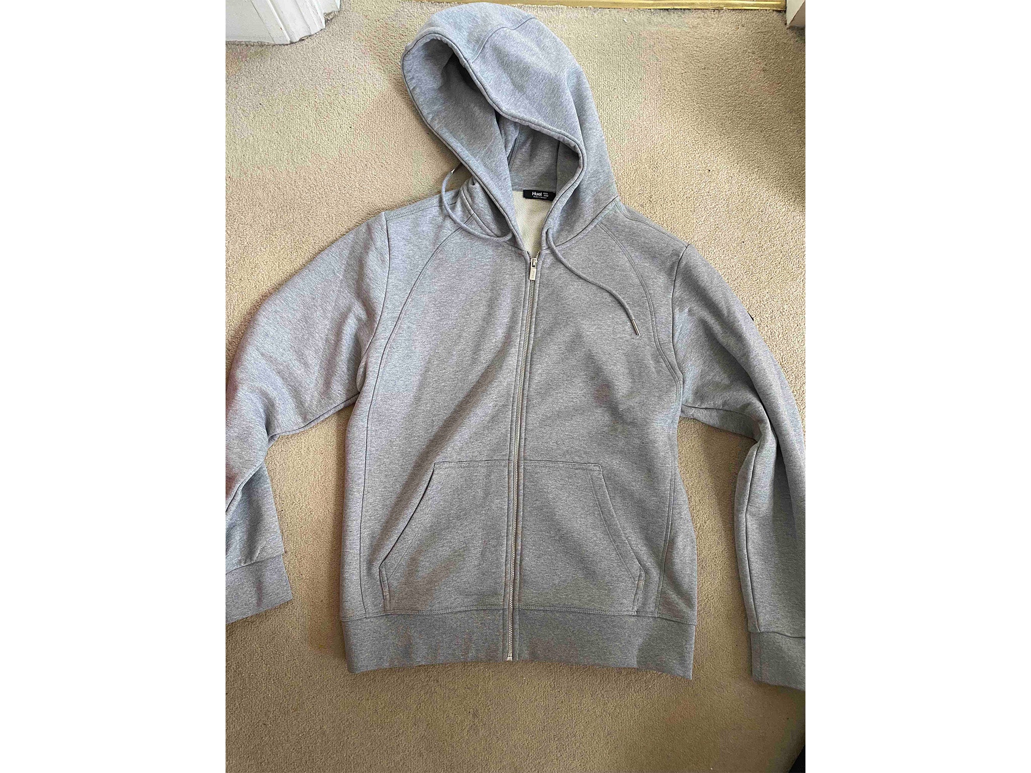 Huelwear zip through hoodie