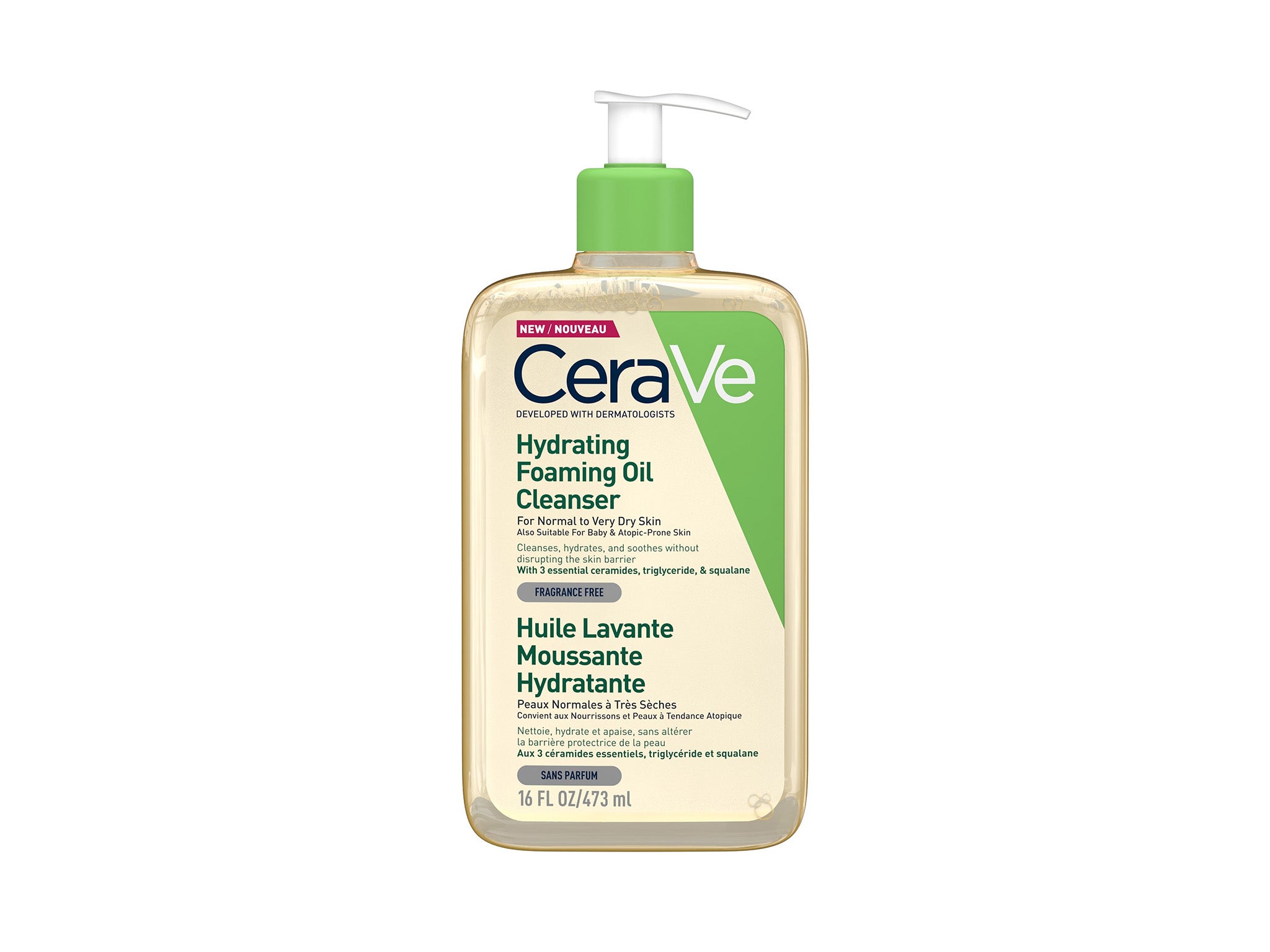 CeraVe hydrating foaming oil cleanser  