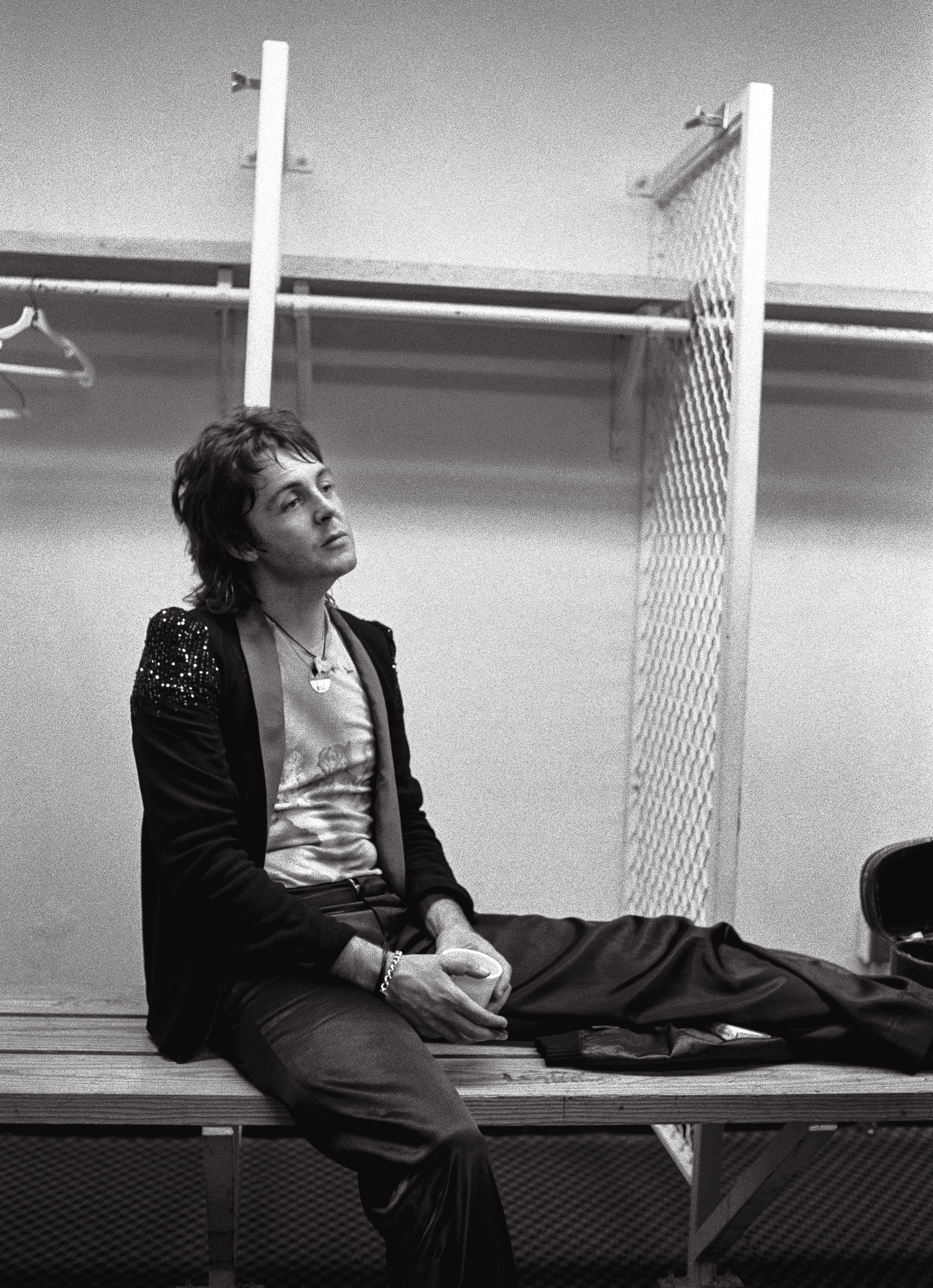 Quiet moments backstage in 1976