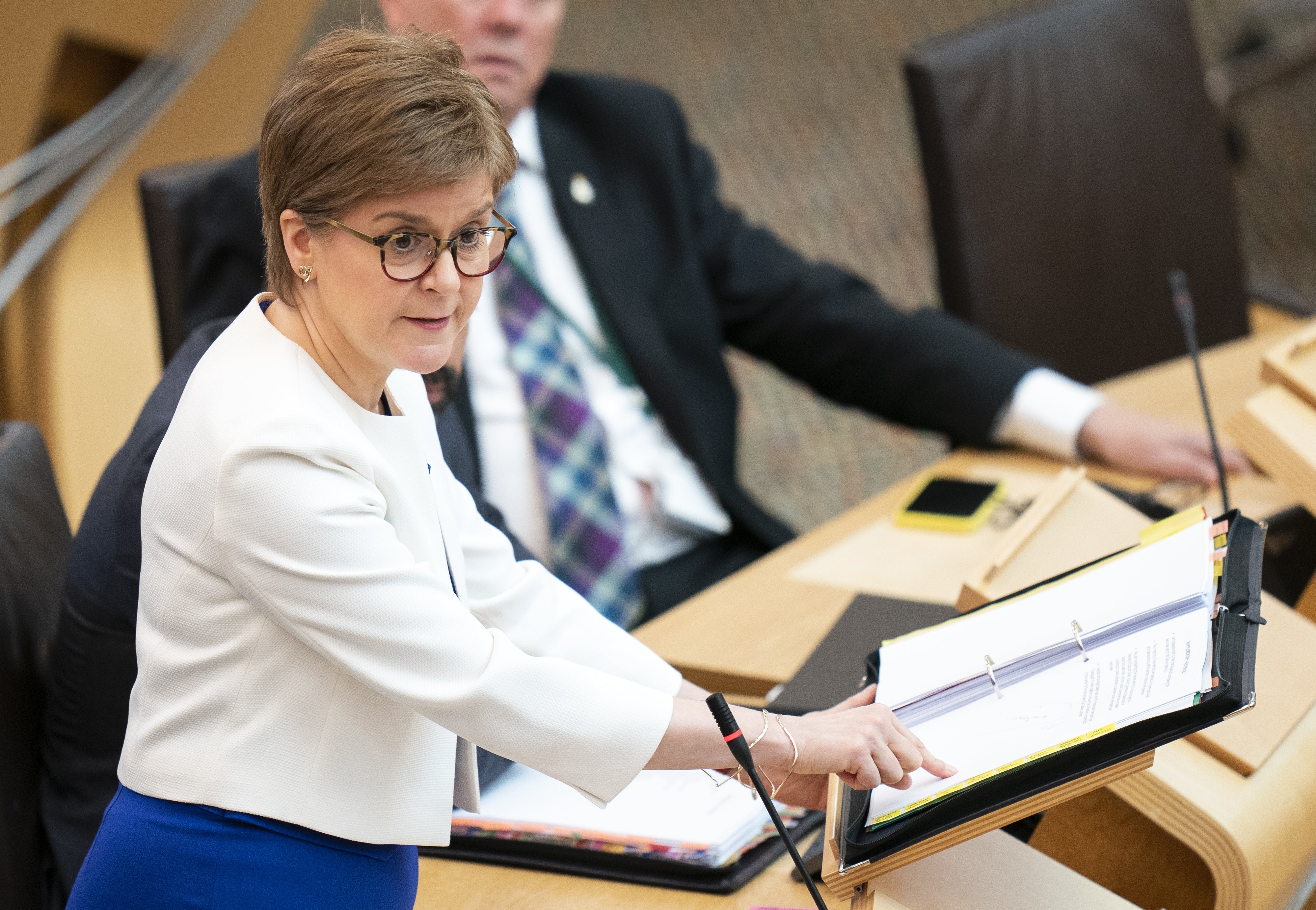 Nicola Sturgeon launched a campaign for a referendum on Tuesday (Jane Barlow/PA)