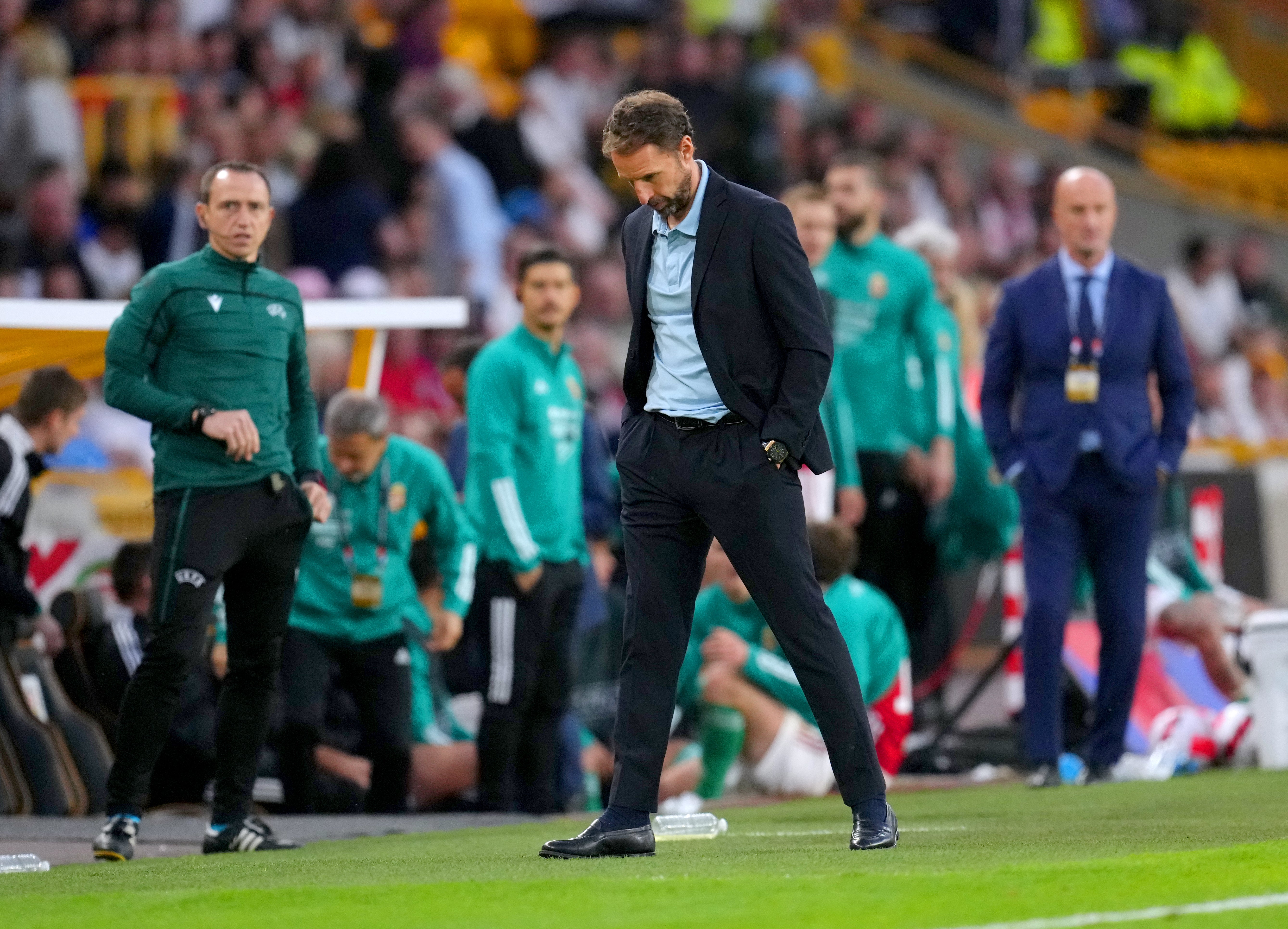 Gareth Southgate was the target of chants from some England fans (Nick Potts/PA)