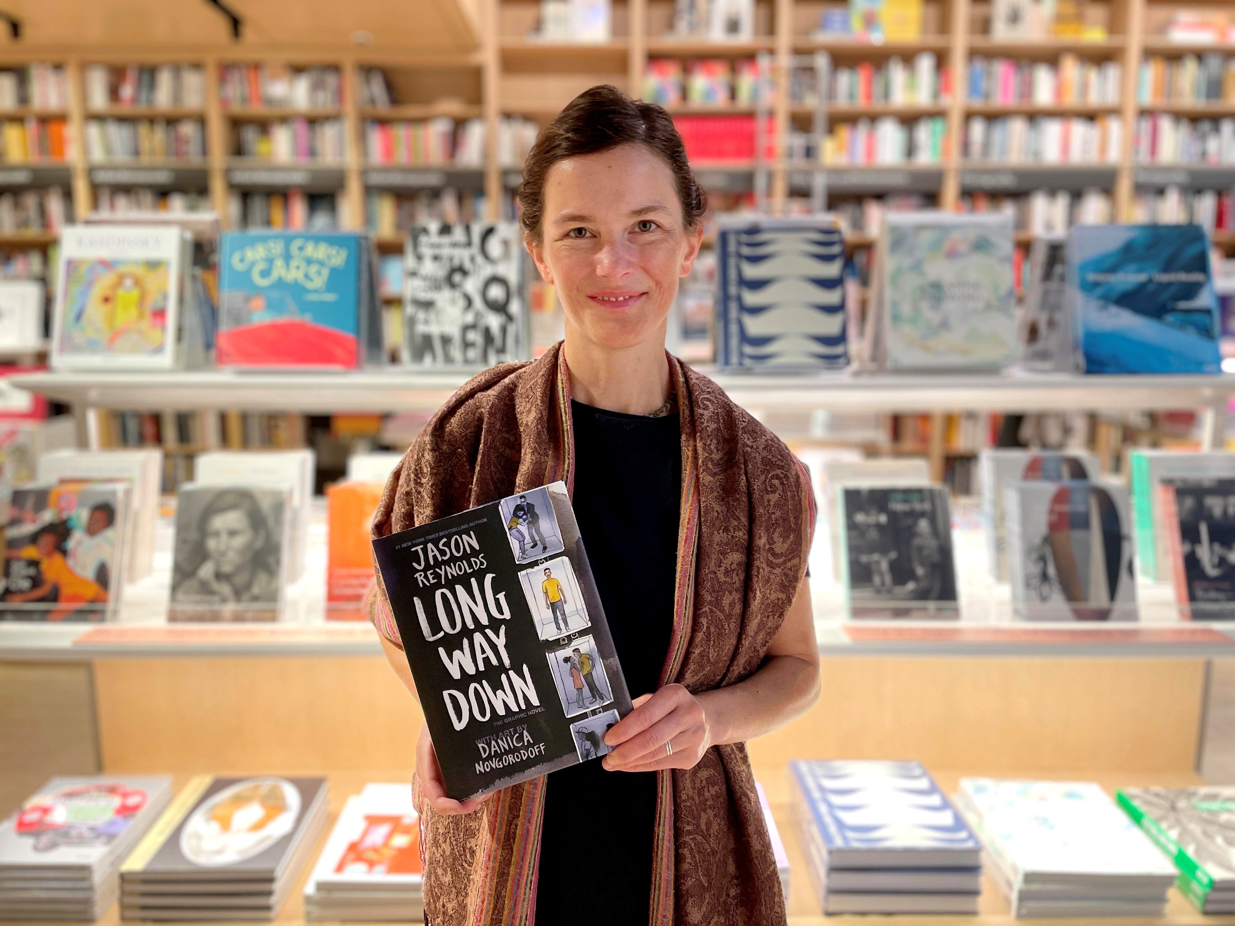 Danica Novgorodoff has been awarded the Yoto Kate Greenaway Medal for her graphic novel Long Way Down (Tanja Geis/PA)