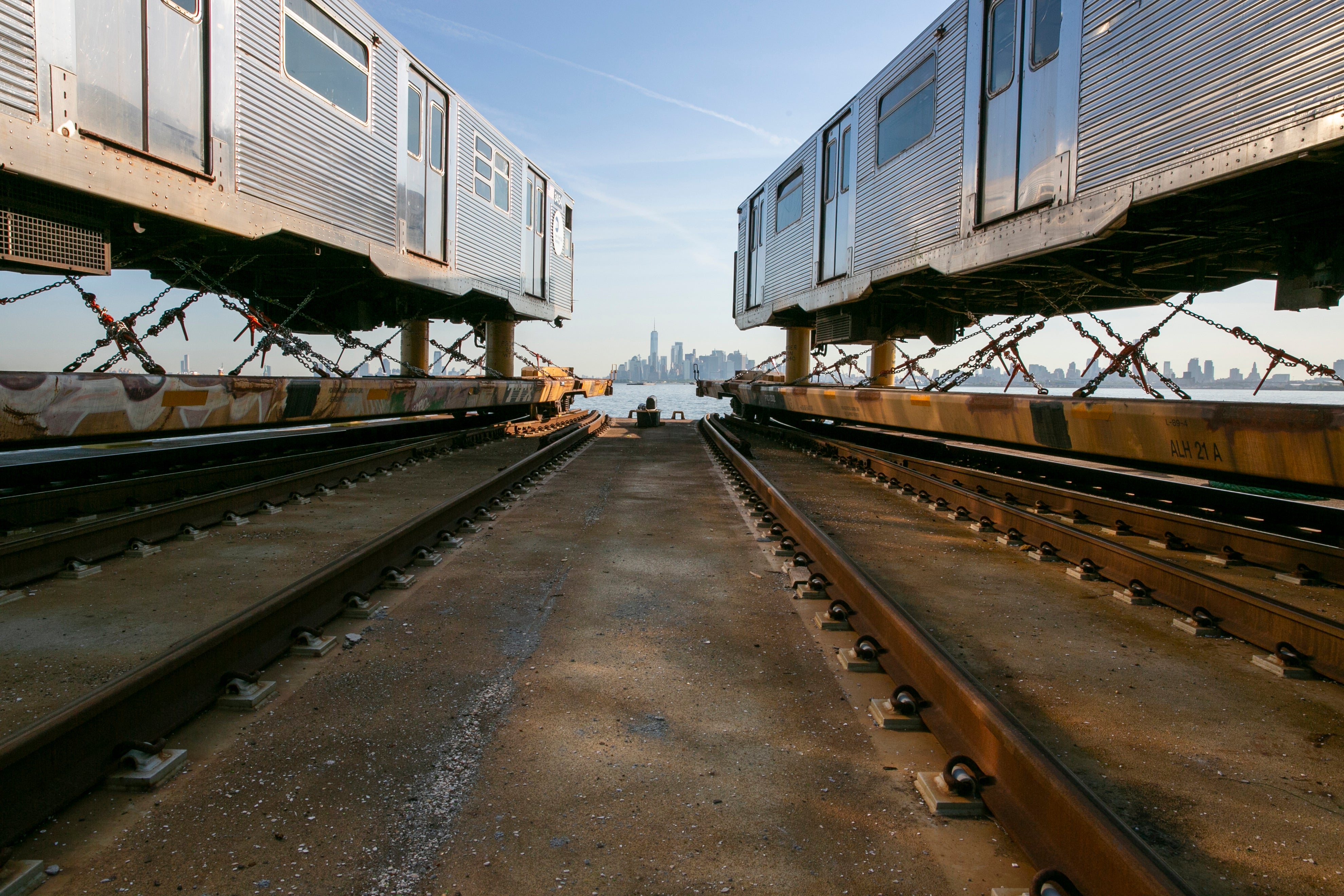 Subway Cars Float Away