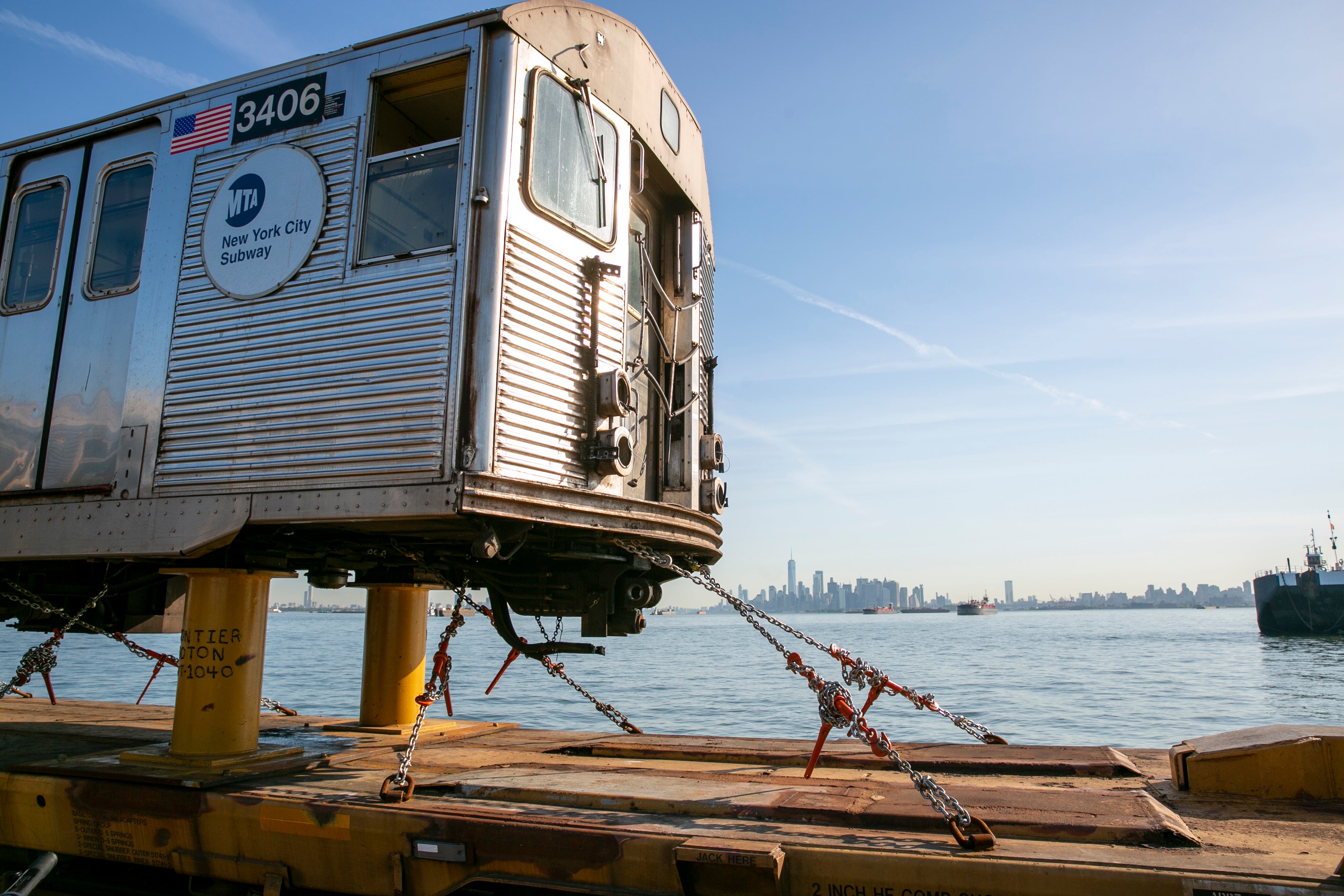 Subway Cars Float Away
