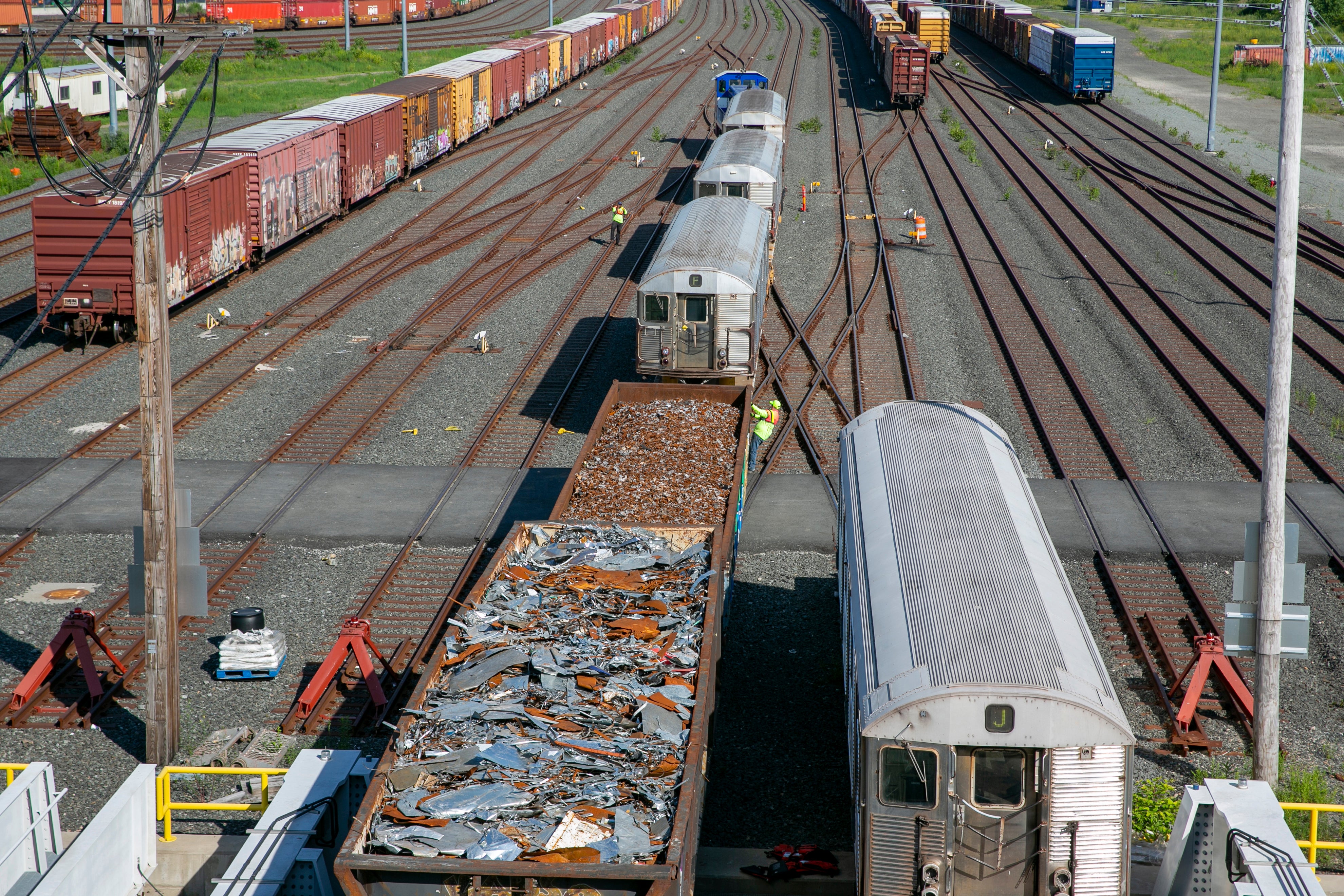 Subway Cars Float Away