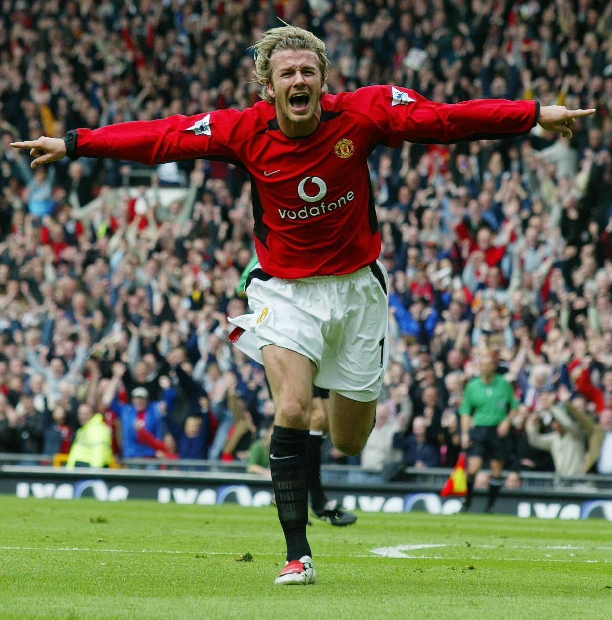 Beckham had made 394 appearances for Manchester United (Phil Noble/PA)
