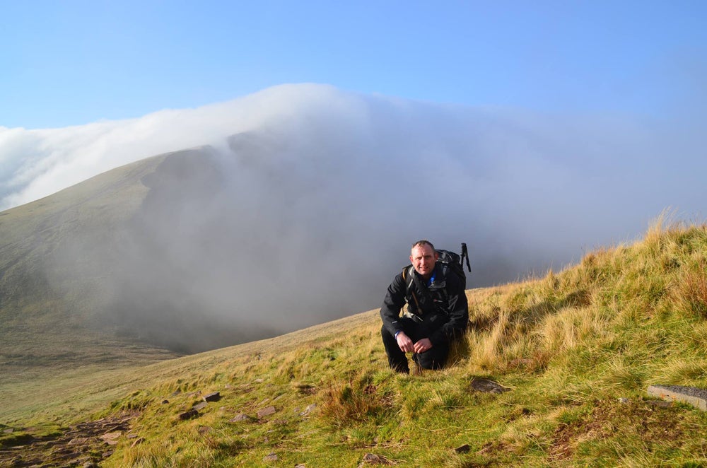 Ian in Pen-y-fan peak, Wales, Feb 2014 (Collect/PA Real Life)