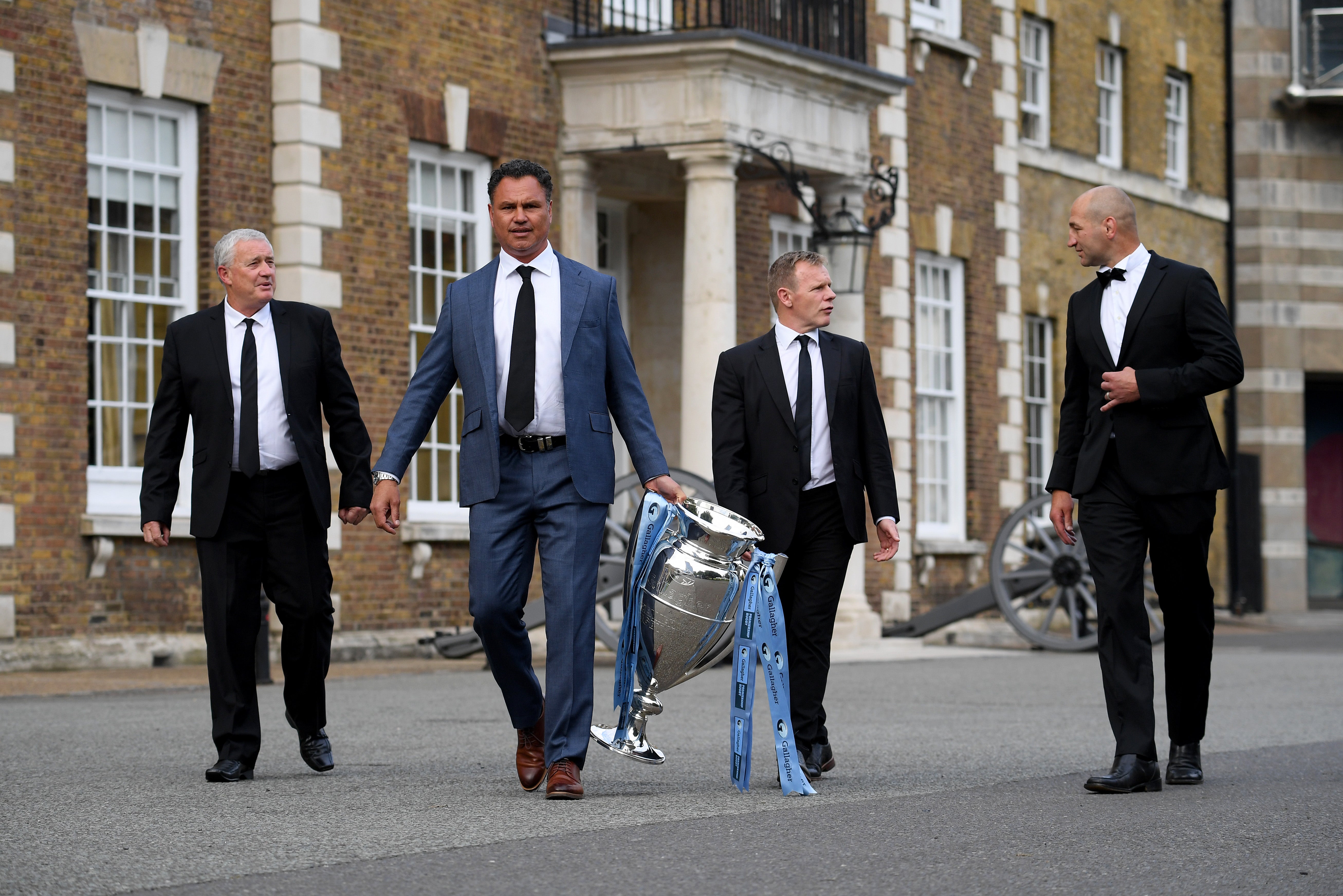 Chris Boyd, Tabai Matson, Mark McCall and Steve Borthwick at the Honourable Artillery Company