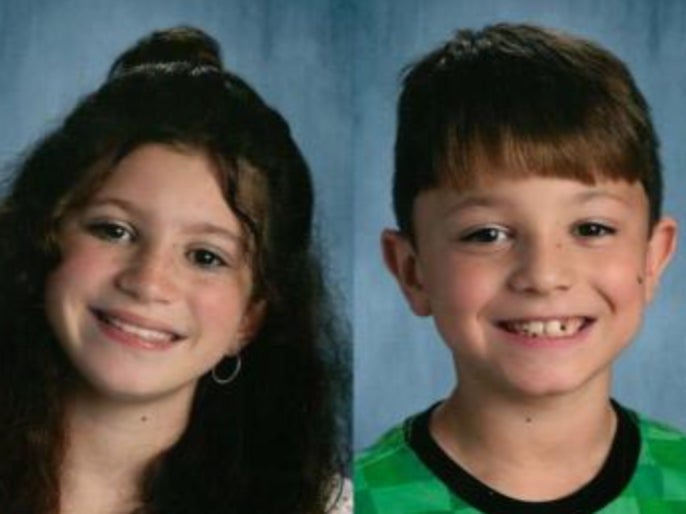 Alaina Wilson, 11, and Chance Wilson, 8