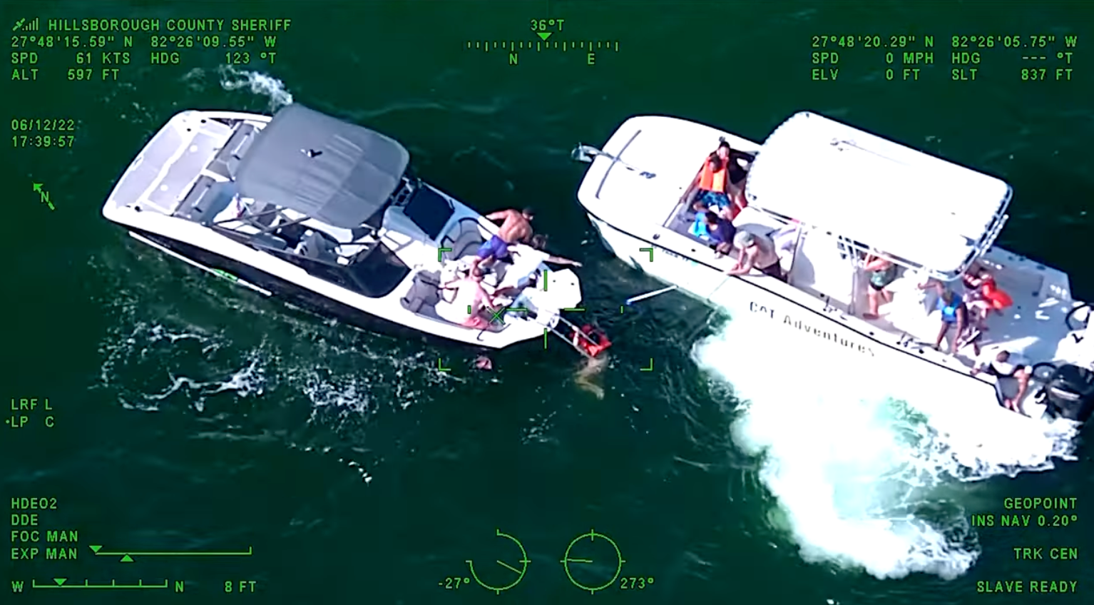 Good Samaritans help to rescue 11 people near Beer Can Island