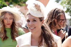 Carrie Johnson wears rented dress to Ascot as temperatures soar