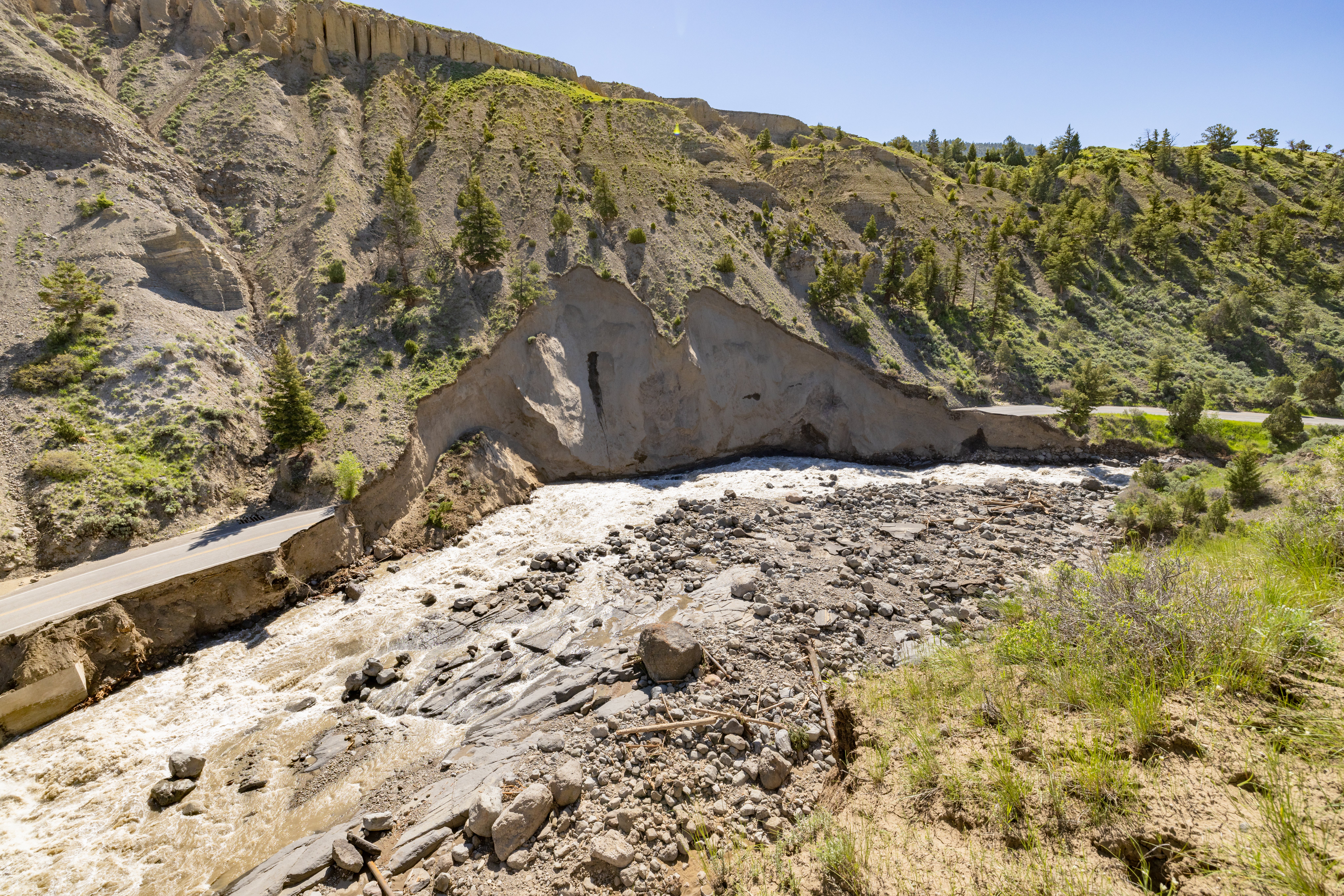 New photos show extent of damage from Yellowstone floods
