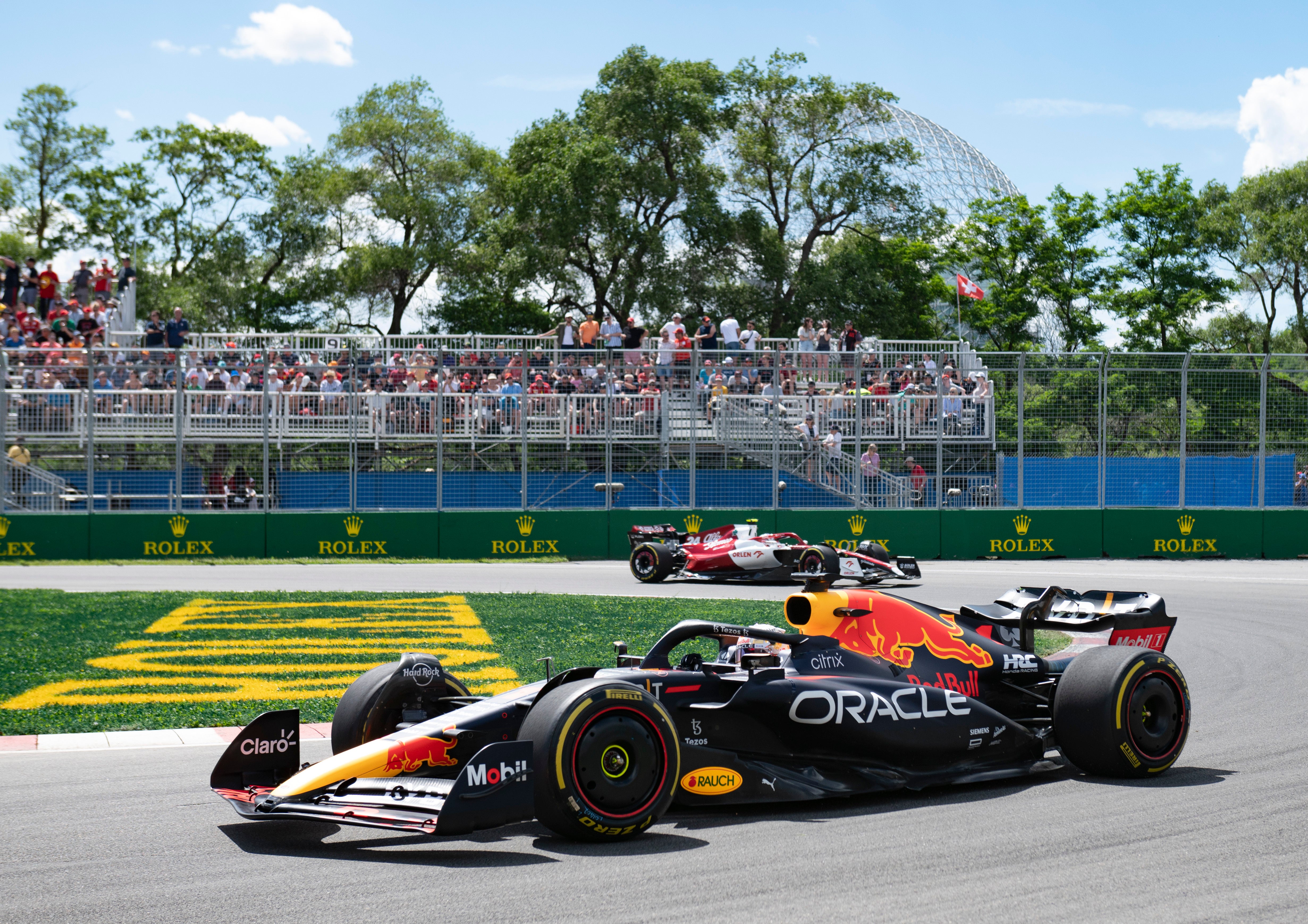 Max Verstappen was fasted in practice (Jacques Boissinot/The Canadian Press via AP)