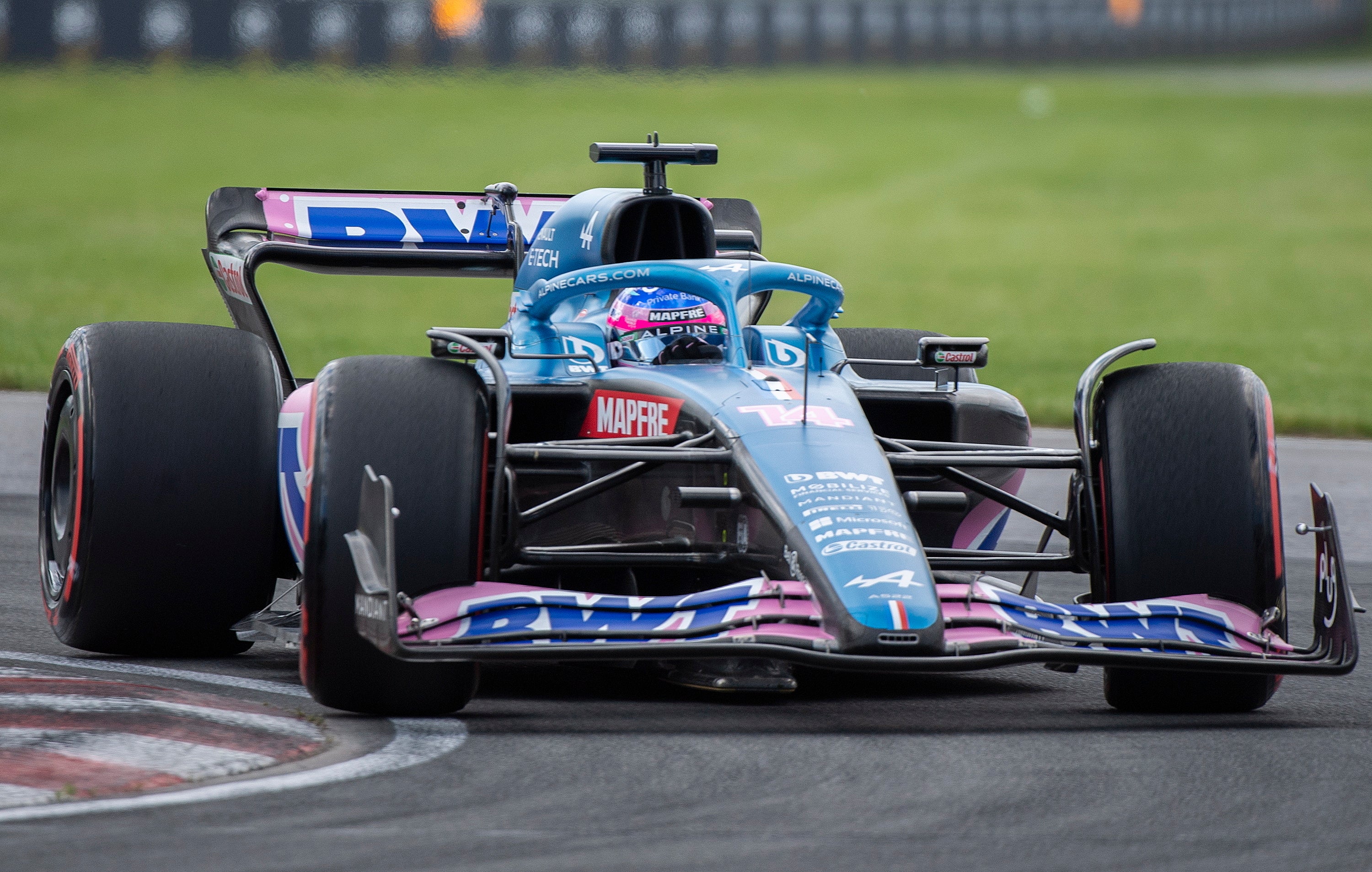 Alonso set the pace in final practice (Graham Hughes/The Canadian Press via AP)