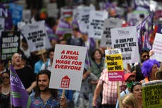 Thousands march in London to demand action over cost of living crisis