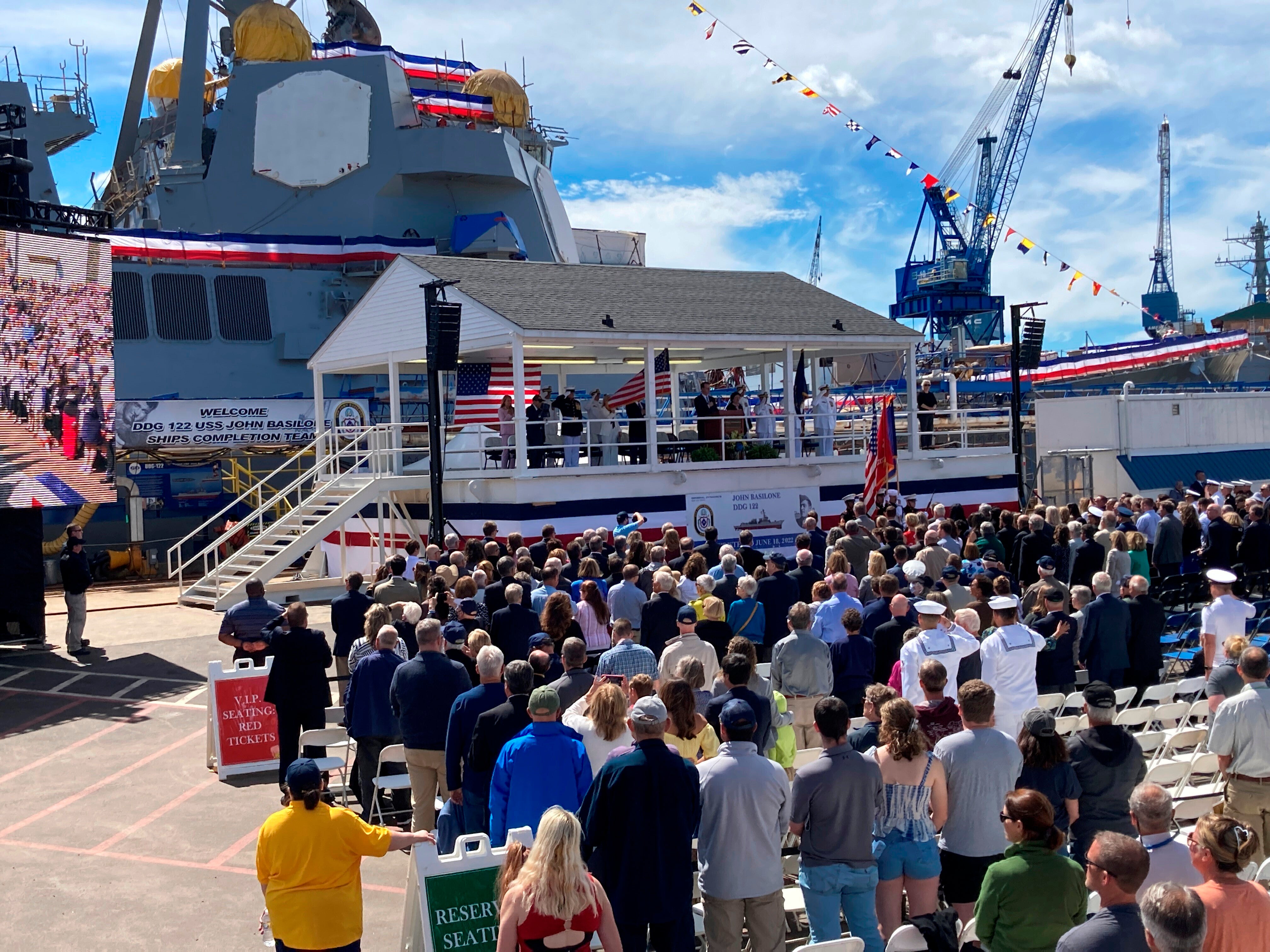 Warship Christening