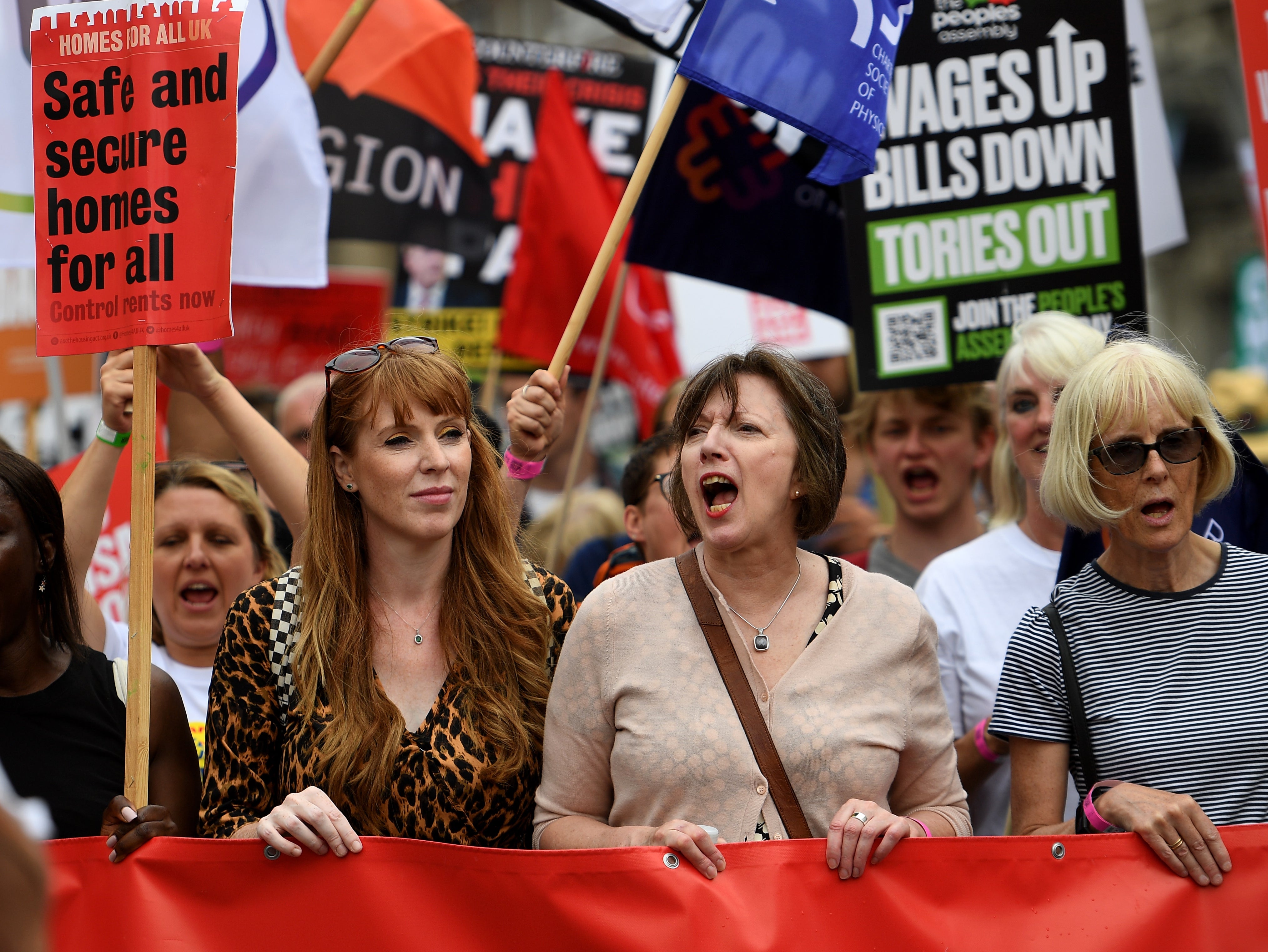 Thousands march in London to demand action over cost of living crisis 