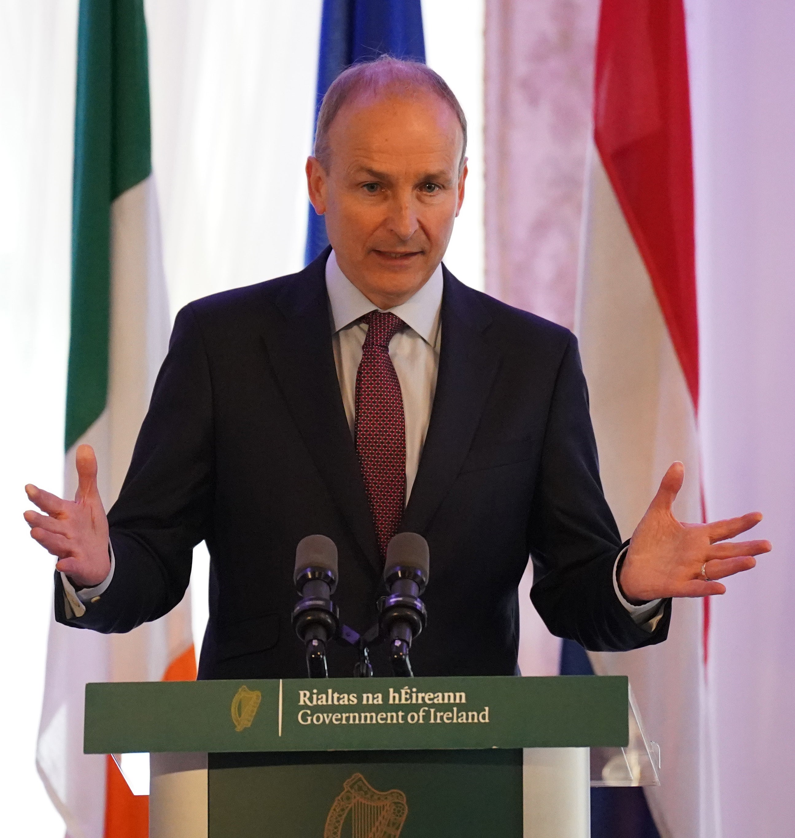 Prime minister Micheal Martin said businesses in Northern Ireland are benefiting from the protocol