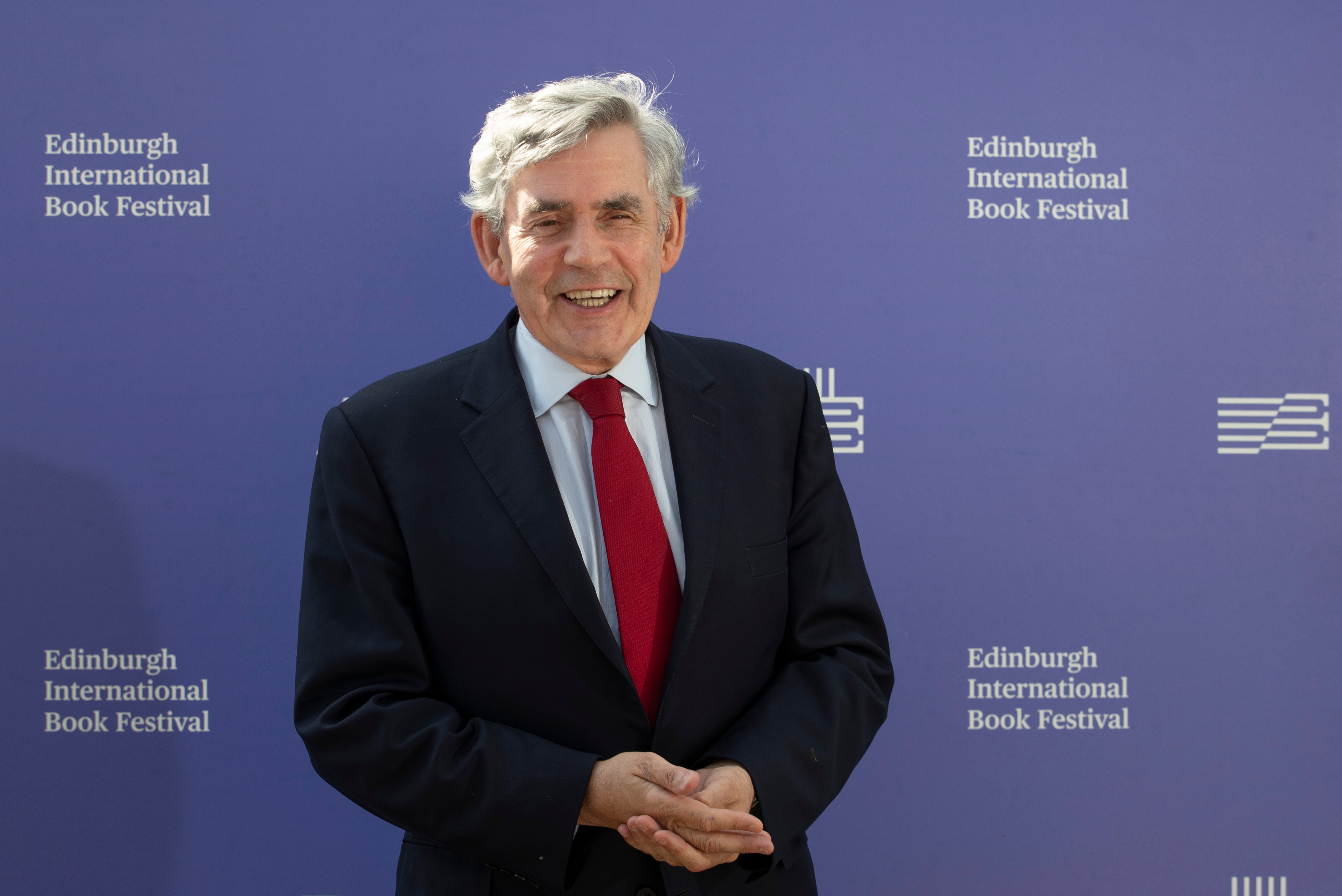 Gordon Brown at the 2019 Edinburgh International Book Festival