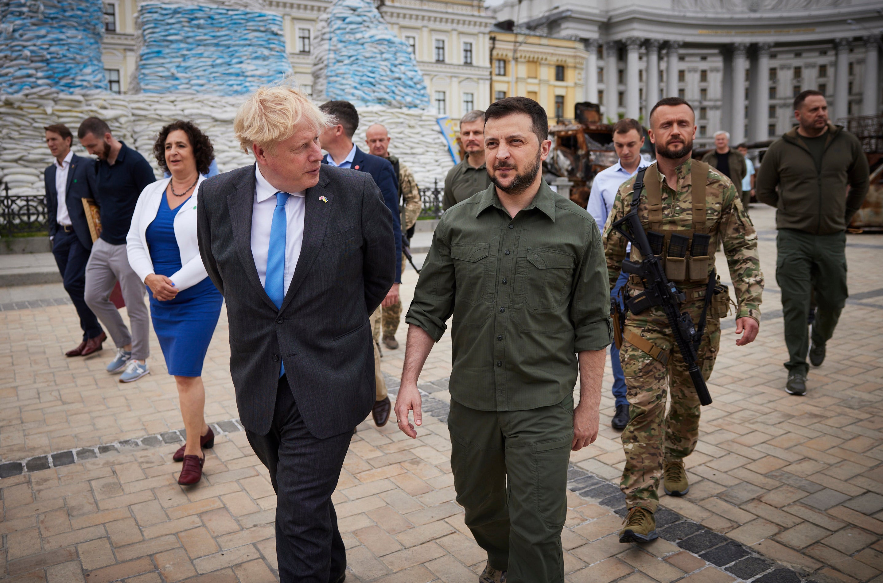 Of course Boris Johnson had to go to Ukraine. He’s welcome there, unlike in the north of England