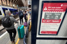 Biggest train strike in 30 years inevitable as talks fail and too late to roster staff